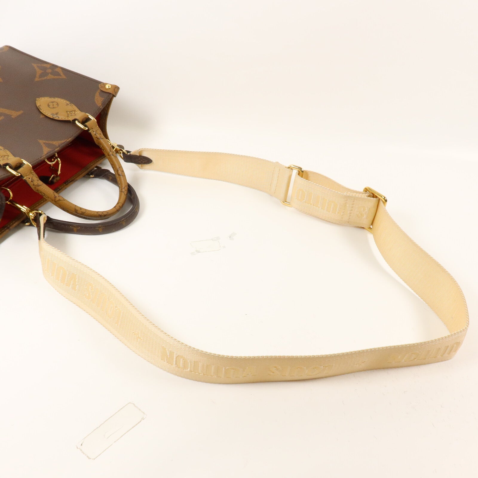 LOUIS VUITTON Monogram Giant On The Go PM手挽肩背兩用袋