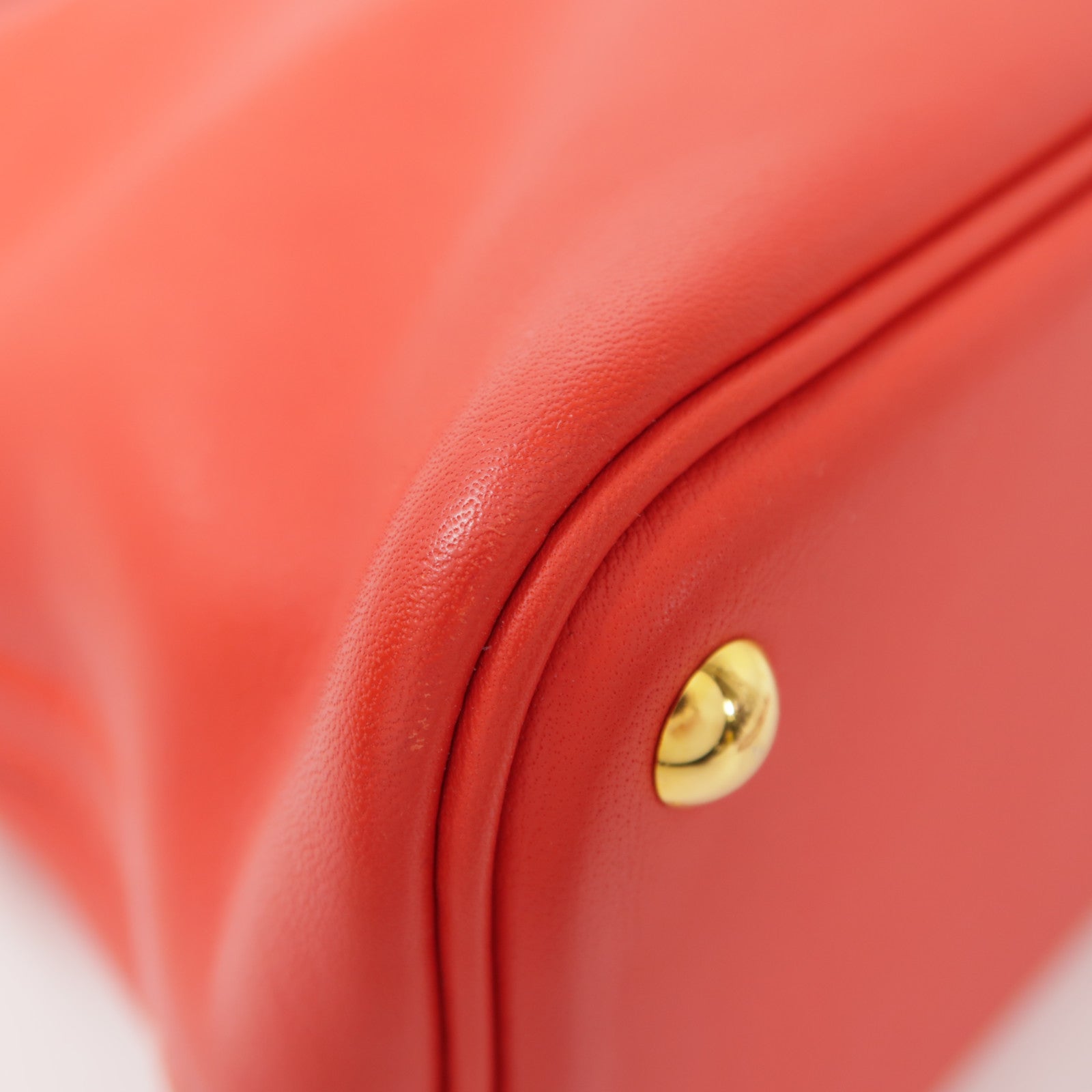 HERMES GHW Bolide 27 2 Way Shoulder Bag Handbag Swift Leather Rouge Tomate/Red