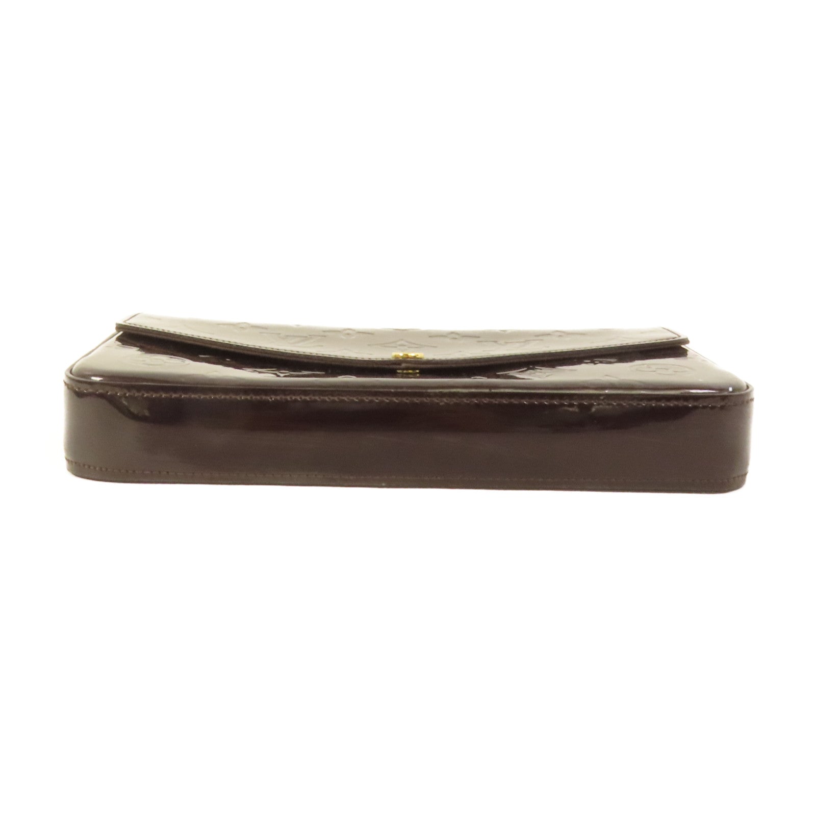 LOUIS VUITTON Vernis Pochette Felicie金扣肩背袋