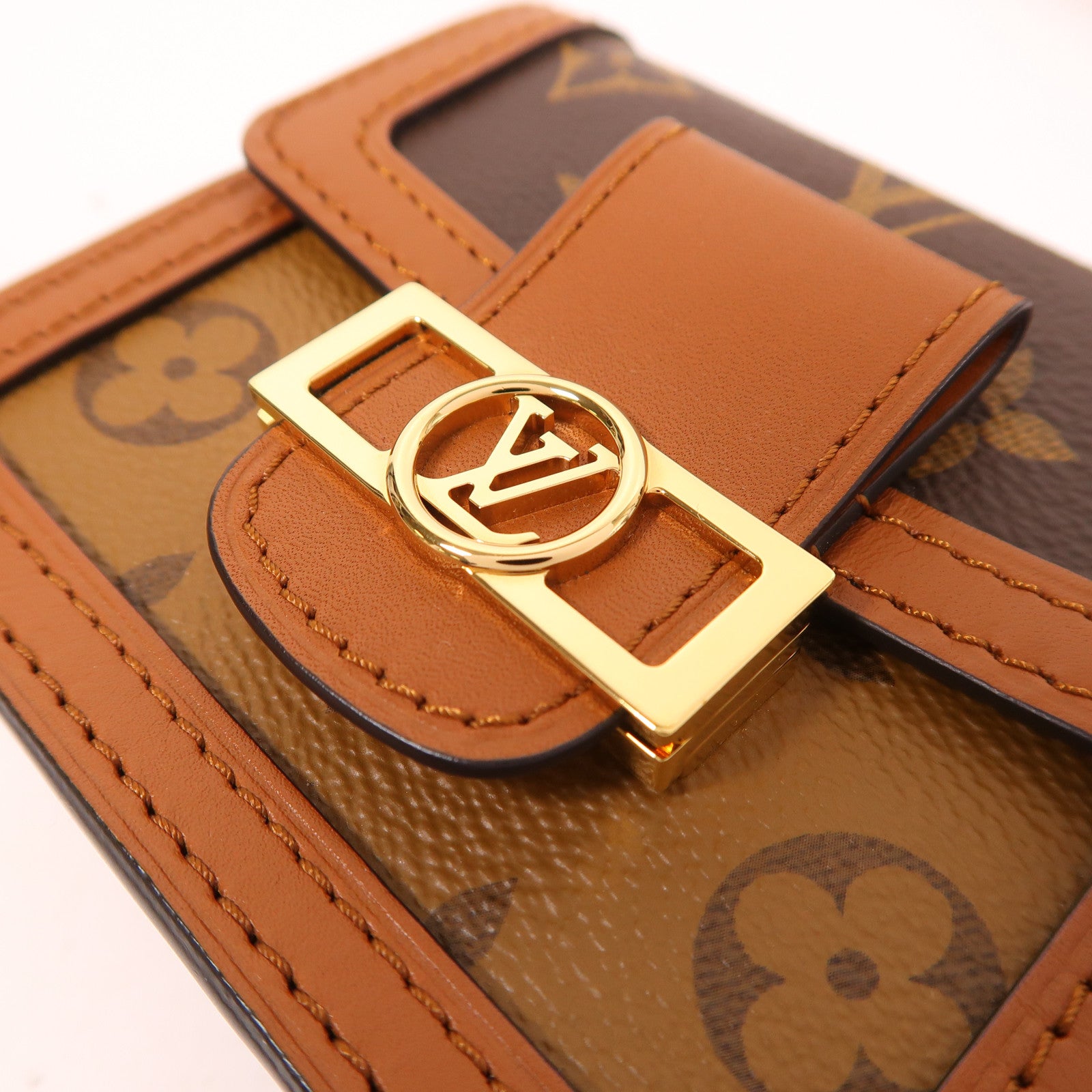 LOUIS VUITTON Monogram Dauphine BB金扣腰包/鏈帶肩背袋