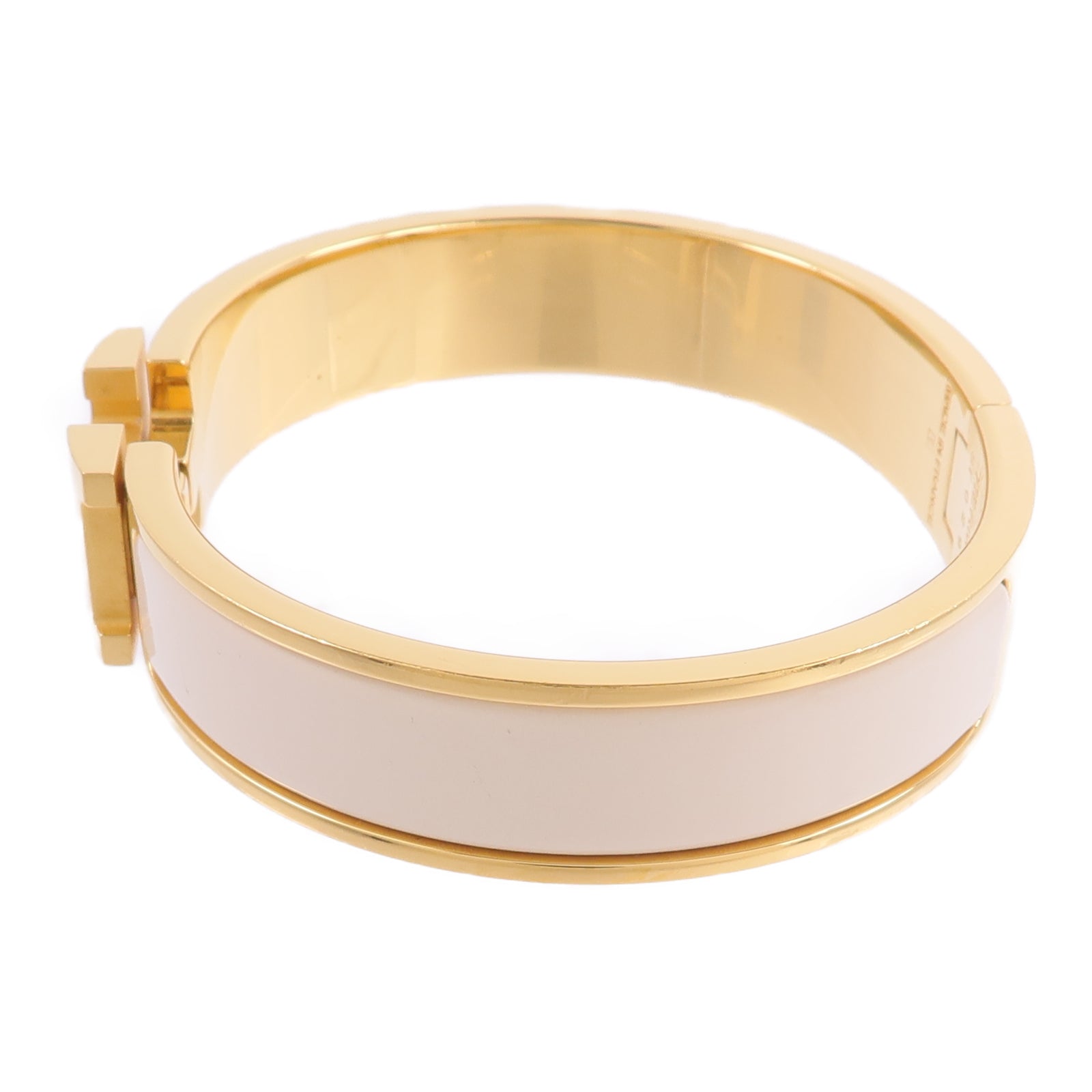 HERMES 金屬/琺瑯Clic H Bracelet手鐲