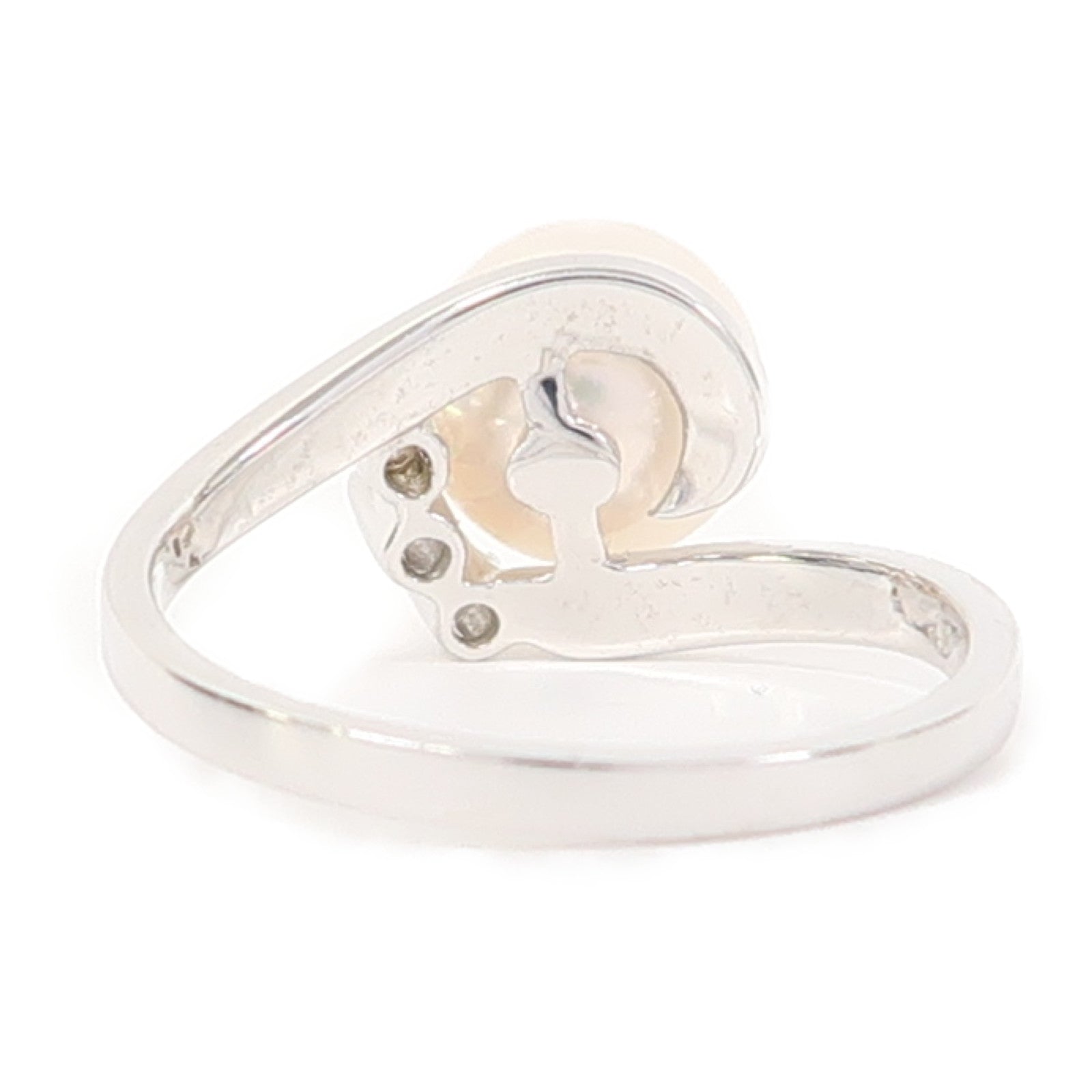 MIKIMOTO 18K白金Ring戒指US#5.25