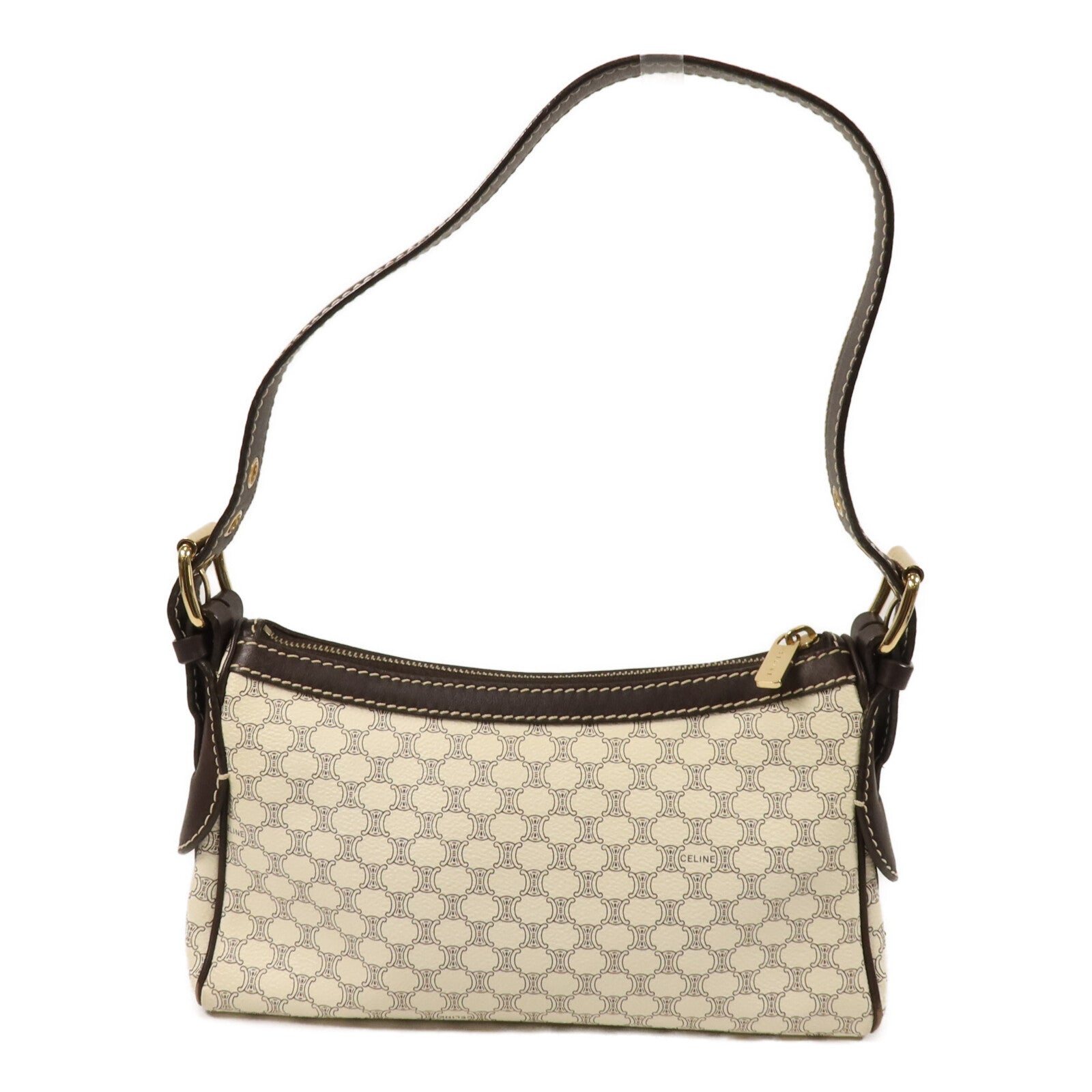 CELINE 塗層帆布Vintage Shoudler Bag肩背袋
