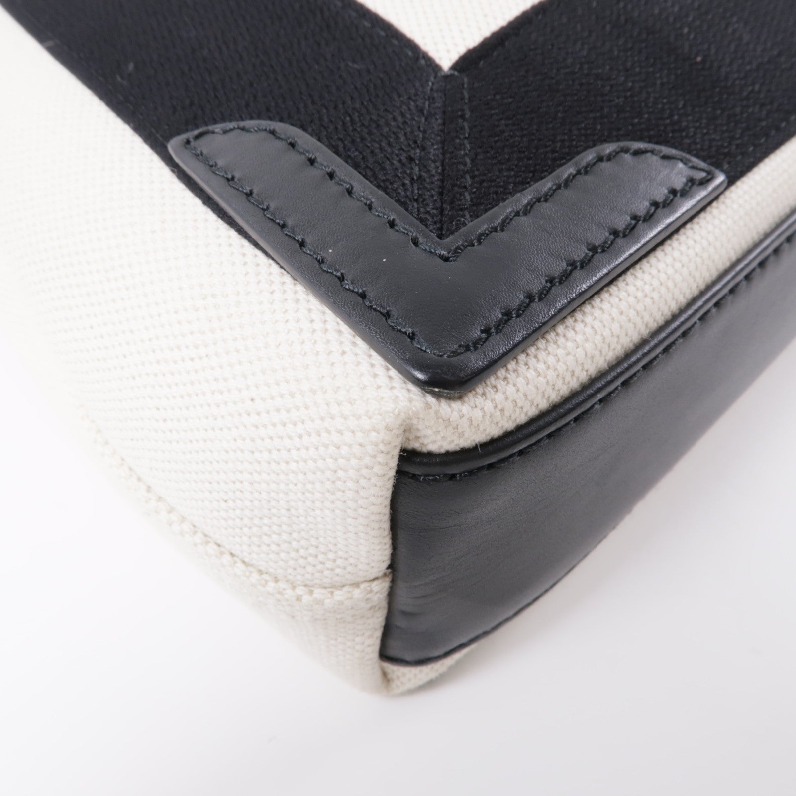BALENCIAGA 帆布Cabas XS銀扣手挽肩背兩用袋