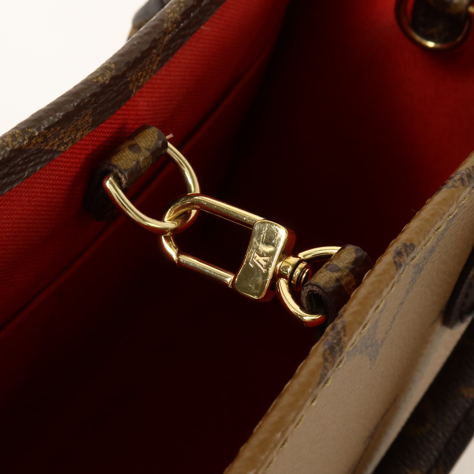 LOUIS VUITTON Monogram Giant On The Go PM手挽肩背兩用袋