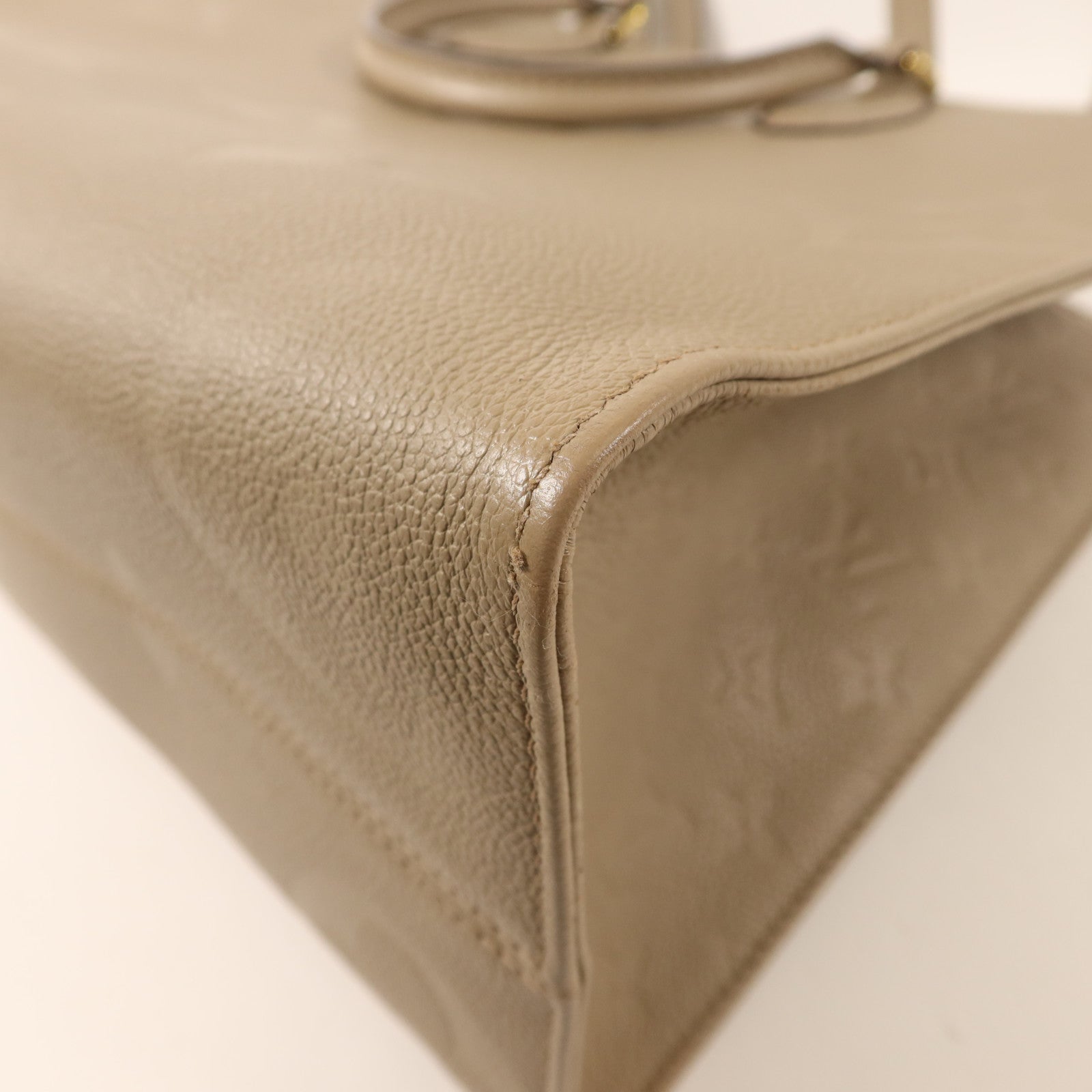 LOUIS VUITTON Monogram Empreinte On The Go MM金扣手挽肩背兩用袋
