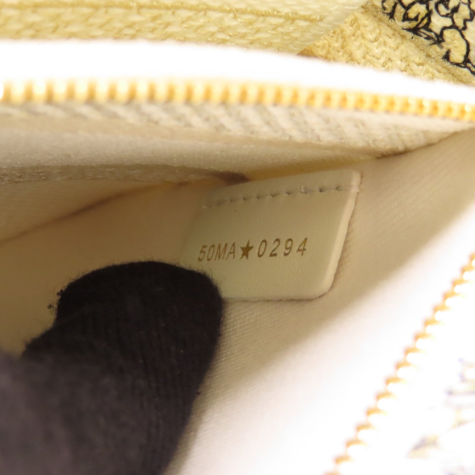 Dior 帆布Lady D-Lite銀扣手挽肩背兩用袋