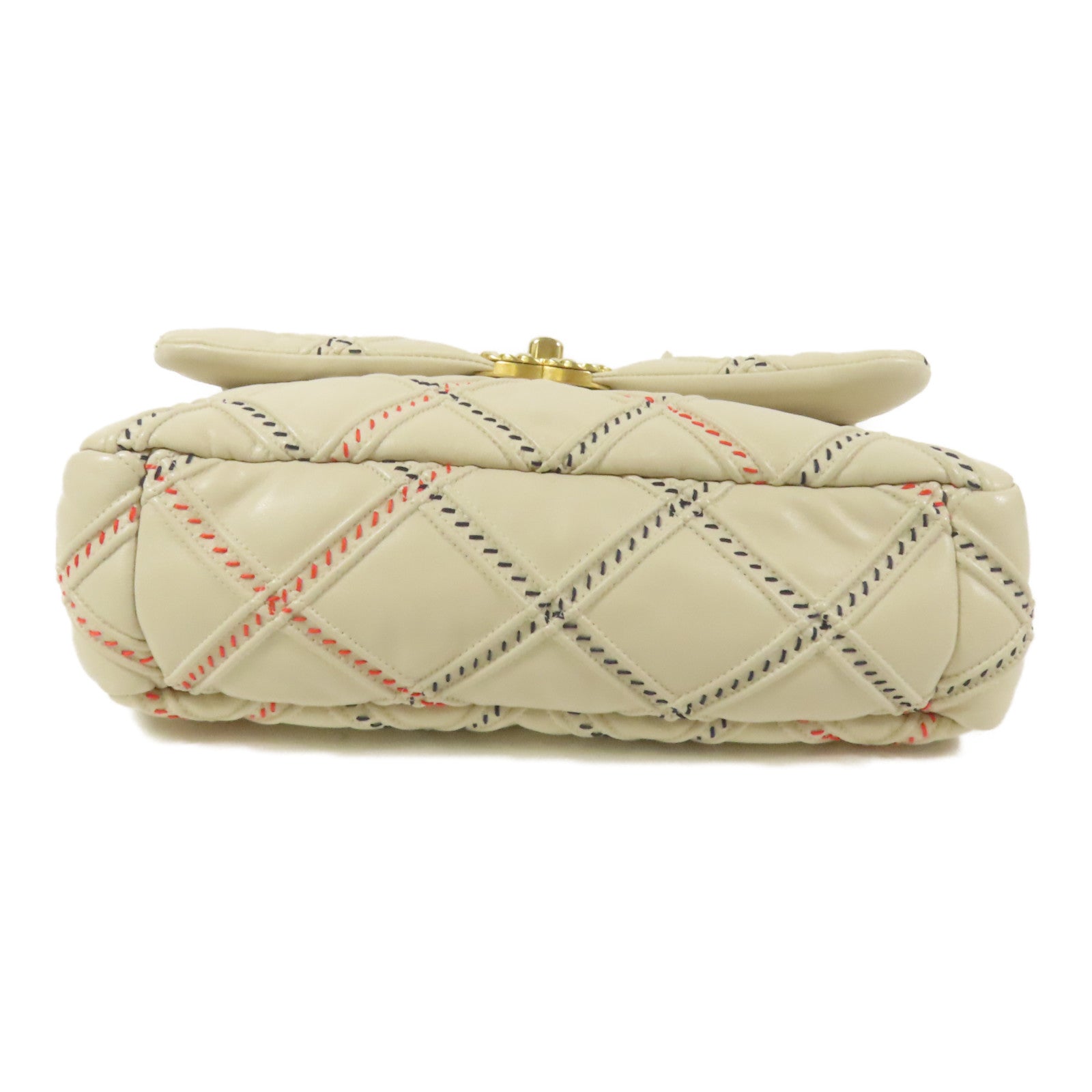 CHANEL 羊皮皮革19 Medium鏈帶手挽肩背兩用袋