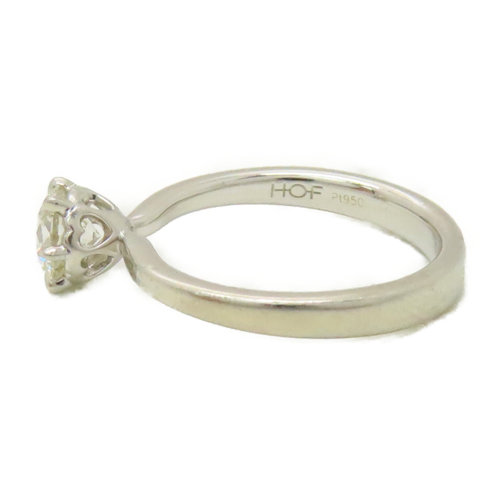 JEWELRY **【激減優惠】PT950鉑金Diamond Ring0.506ct鑽石戒指US#4