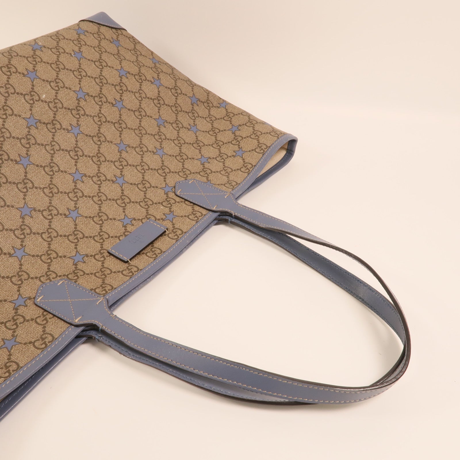 GUCCI 塗層帆布Tote Bag金扣手挽袋