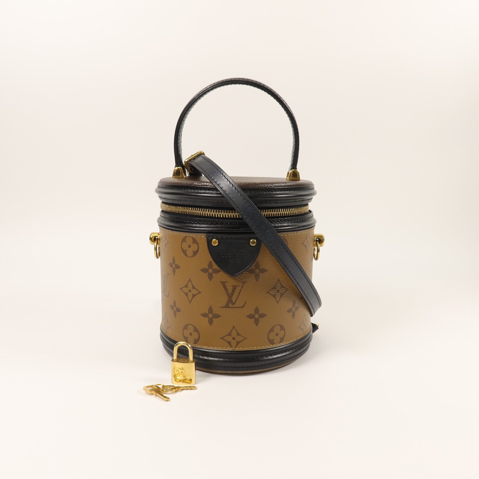 LOUIS VUITTON Monogram Reverse Cannes手挽肩背兩用袋