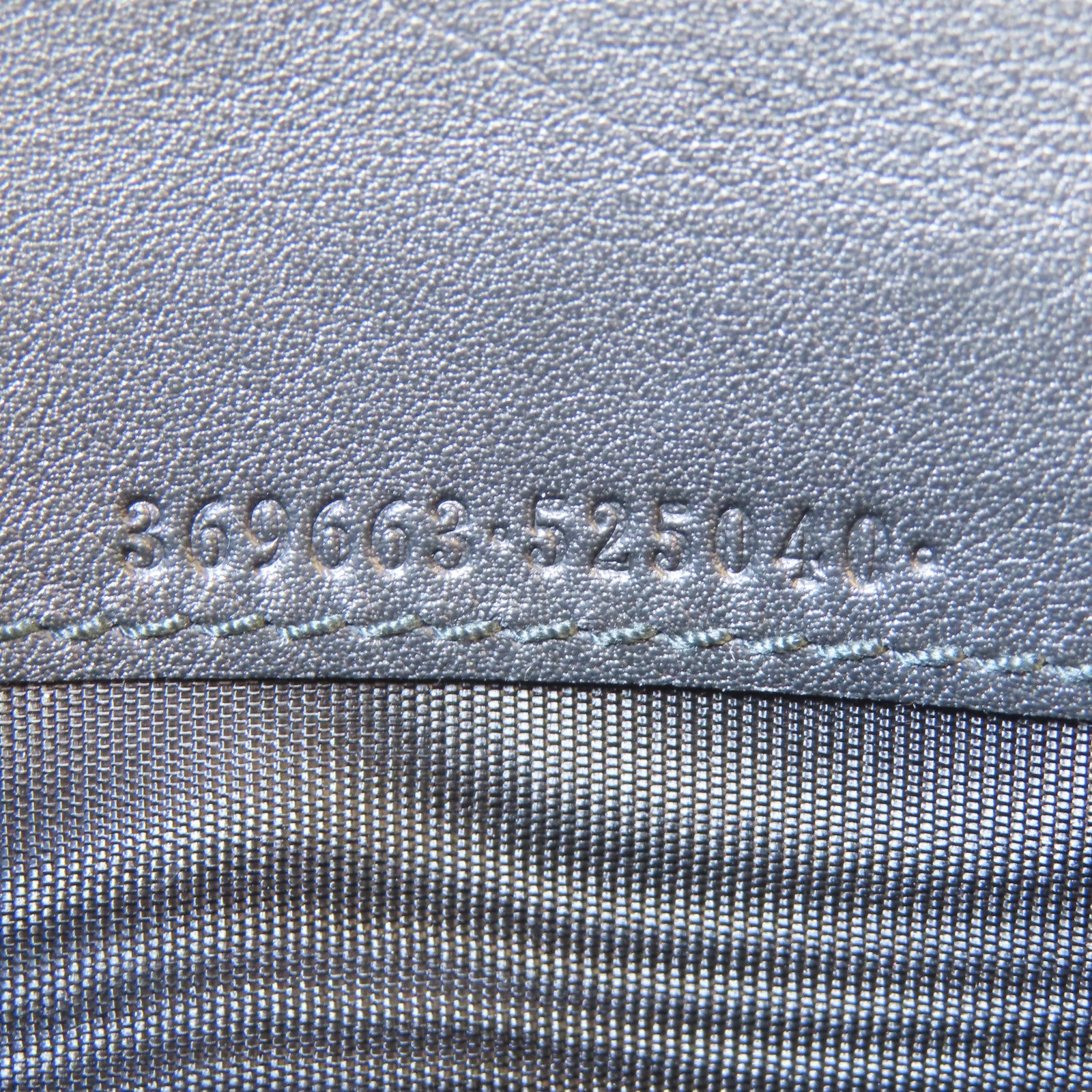 GUCCI 牛皮皮革Long Wallet銀扣長錢包黑色
