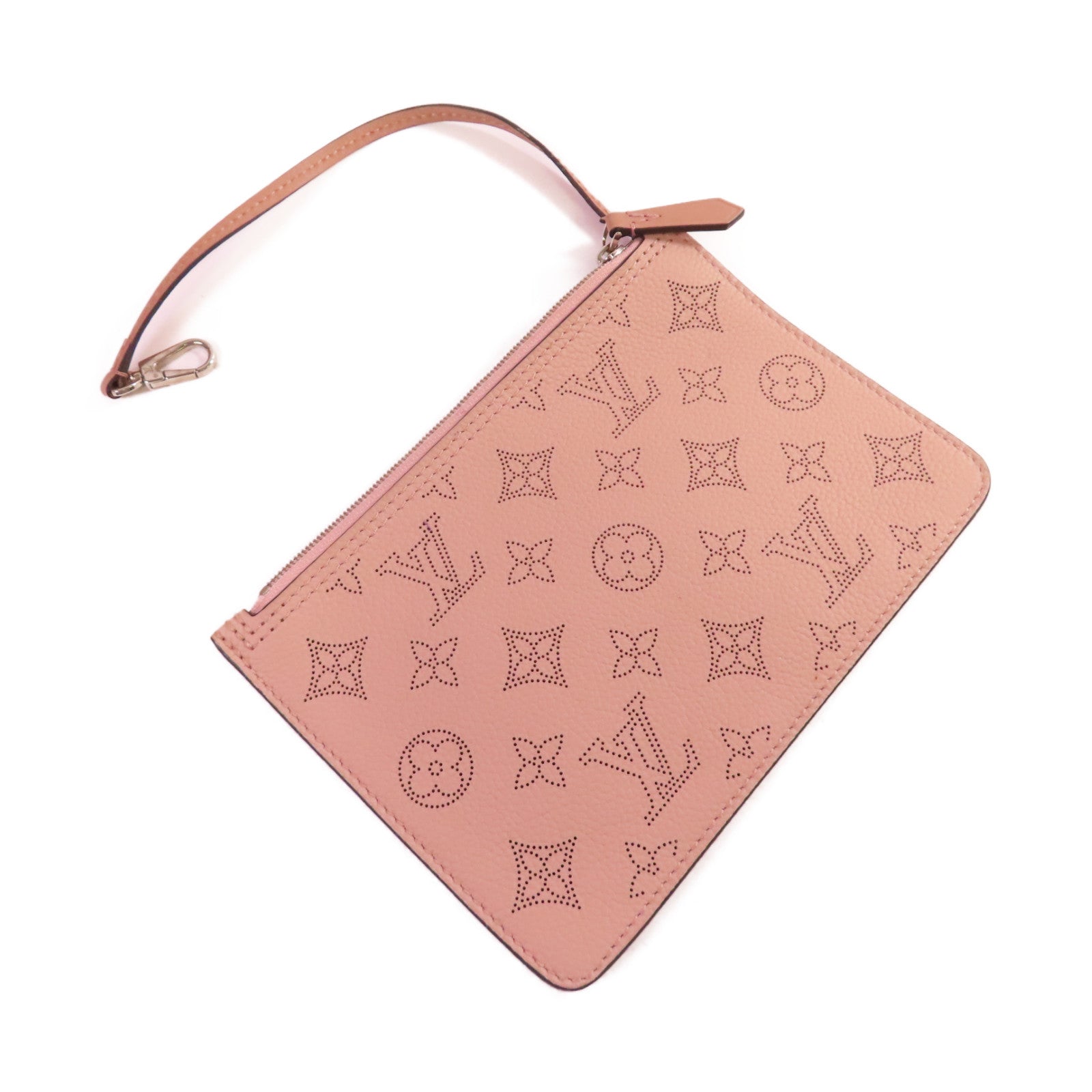 LOUIS VUITTON 【激減優惠】Monogram Mahina Girolata 2Way Bag銀扣手挽肩背兩用袋粉紅色