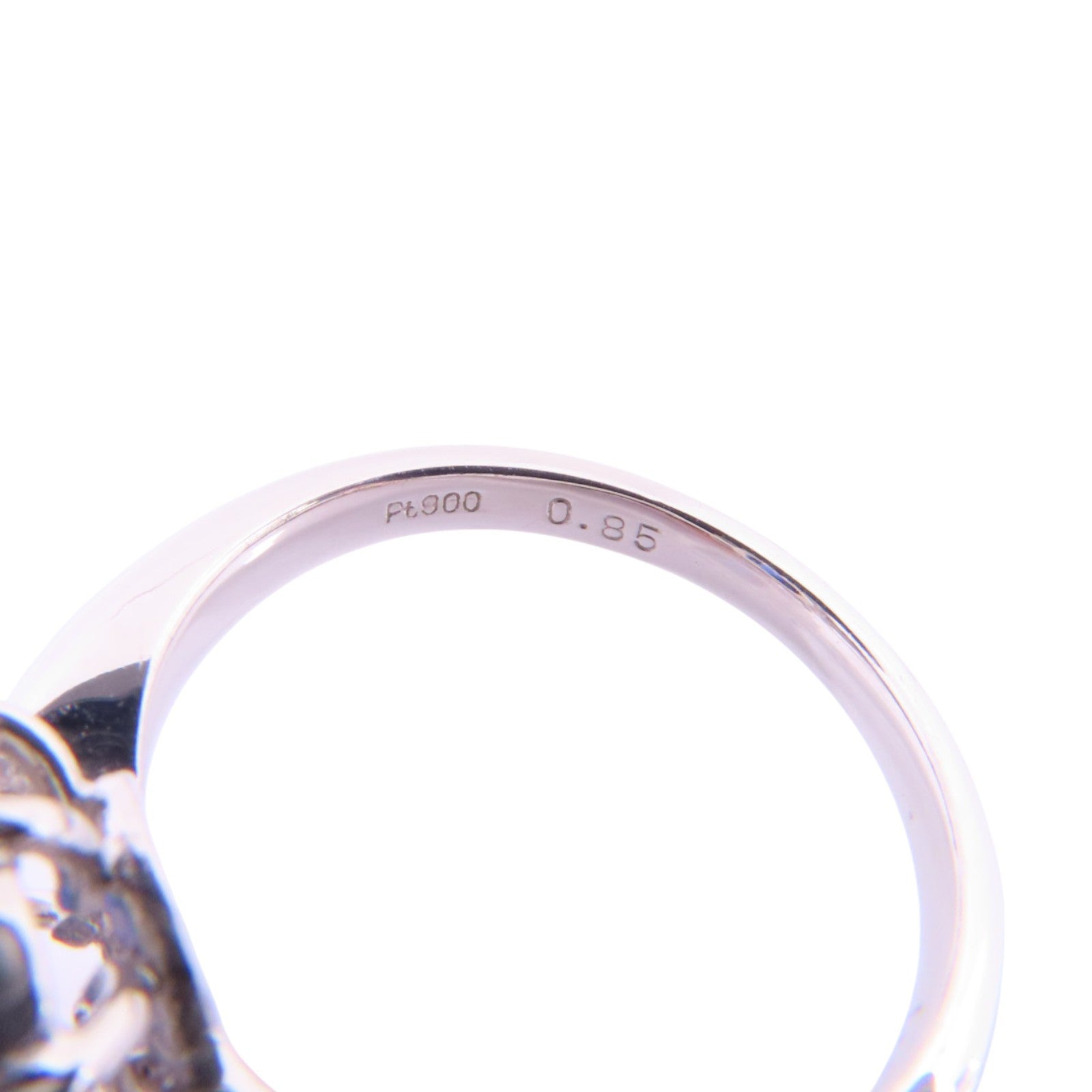 JEWELRY PT900鉑金/藍寶石/鑽石Sapphire Diamond Ring戒指US#4.75