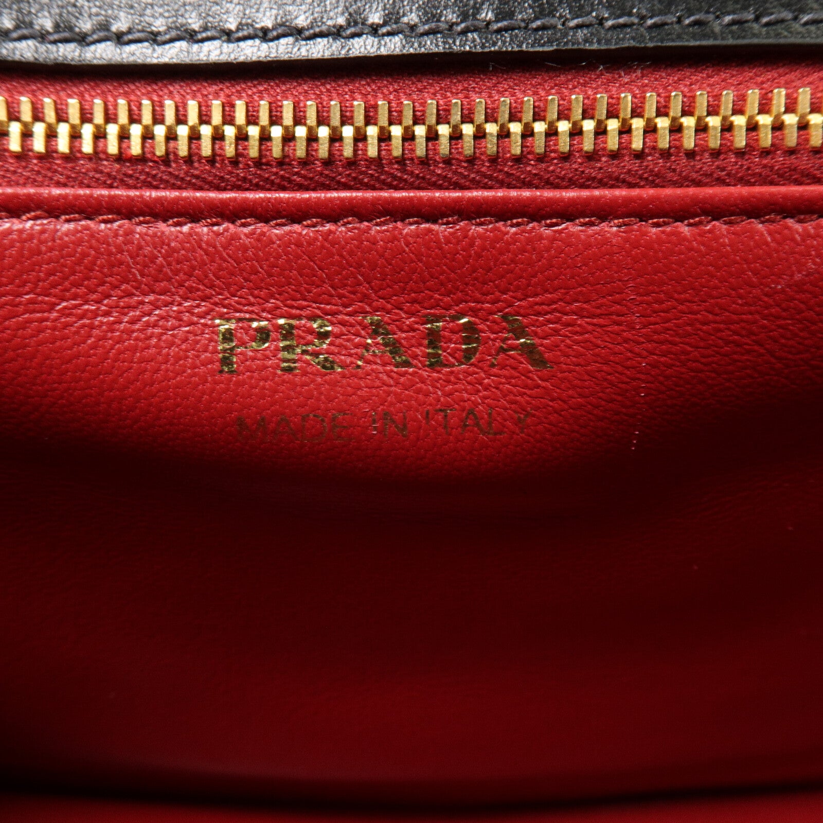 PRADA 牛皮皮革Belle鏈帶肩背袋