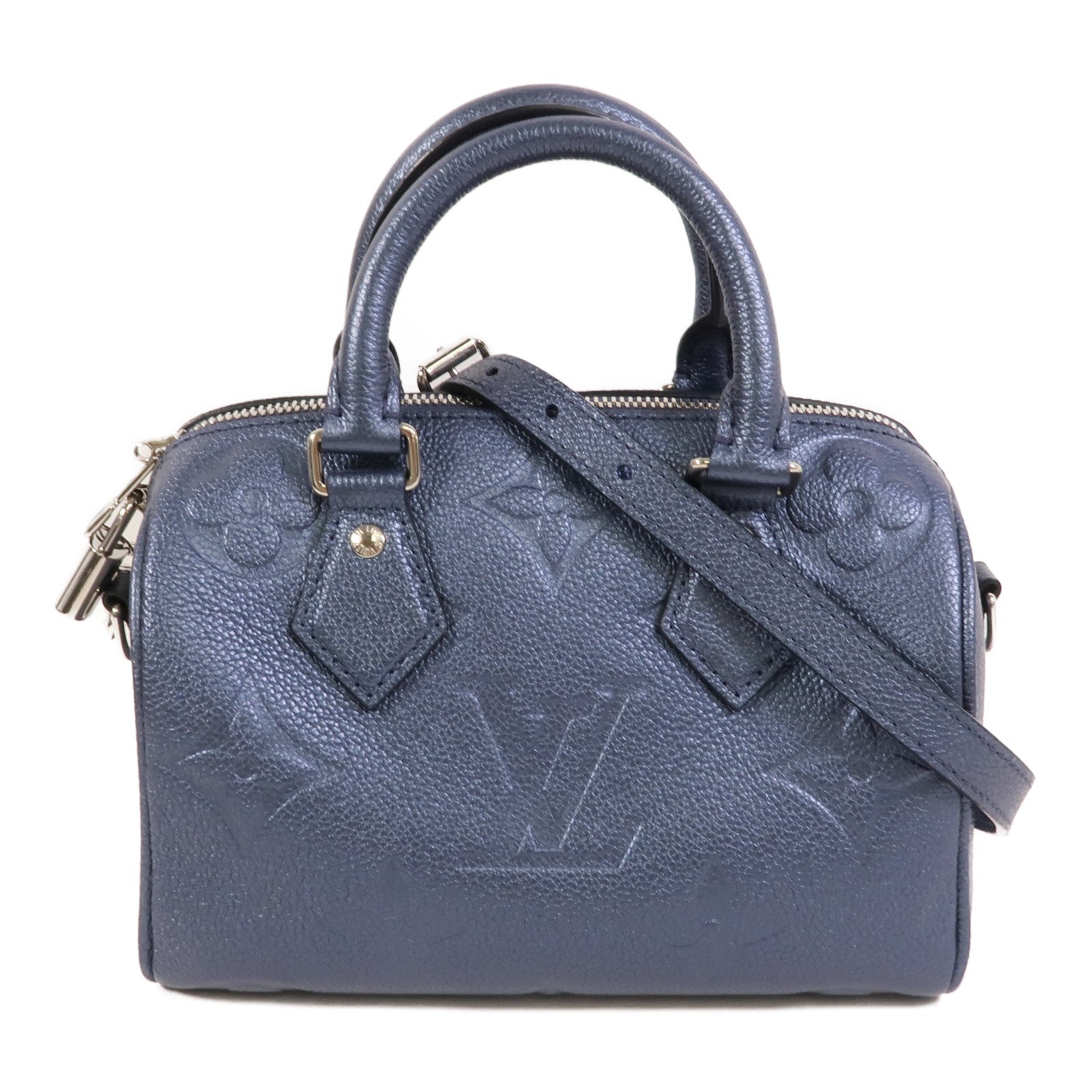LOUIS VUITTON Monogram Empreinte Speedy Bandouliere 20手挽肩背兩用袋