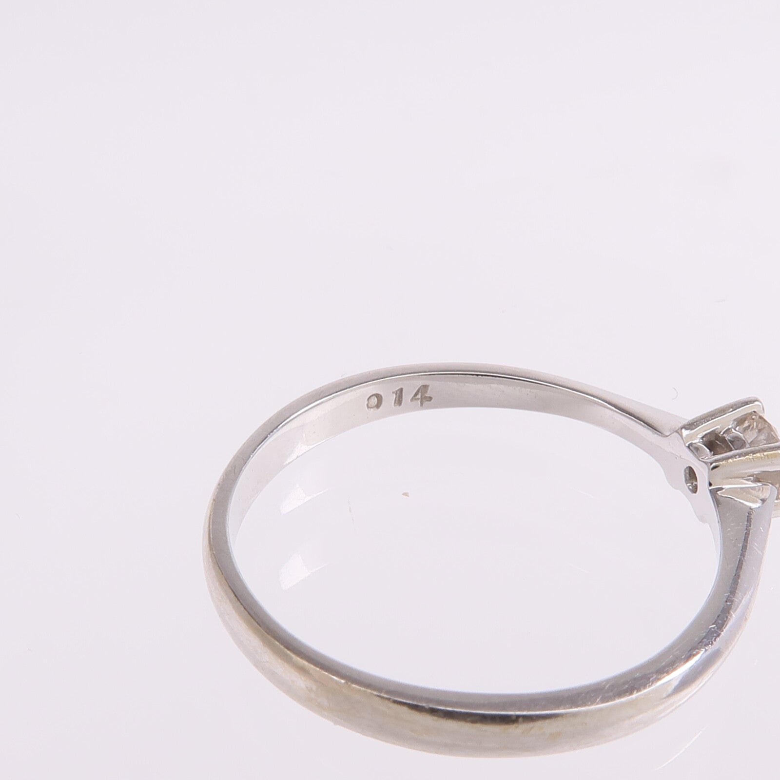 JEWELRY 【激減優惠】18K白金Diamond Ring鑽石戒指US#6.5