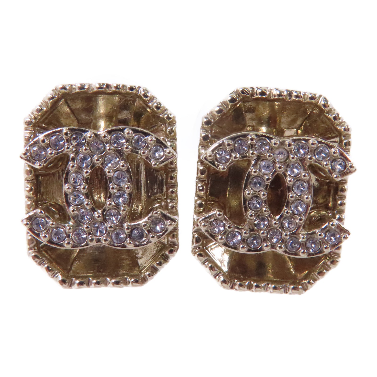 CHANEL 金屬Earrings耳環金色