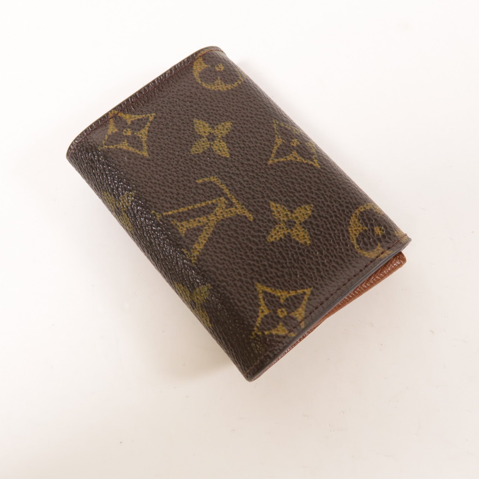 LOUIS VUITTON Monogram Porte Monnaie Plat金扣零錢包