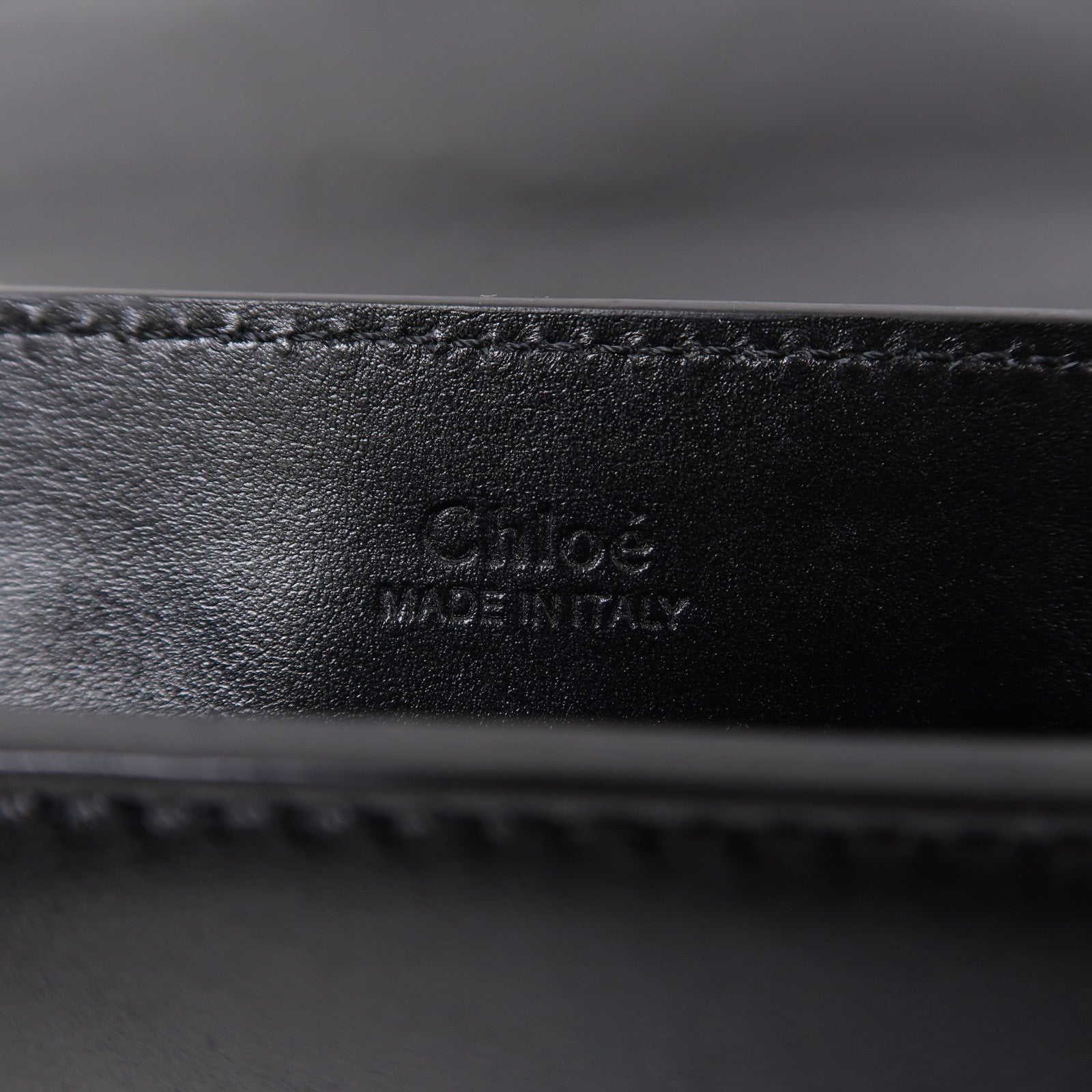 Chloe 【激減優惠】牛皮皮革Waist Bag金扣腰包黑色