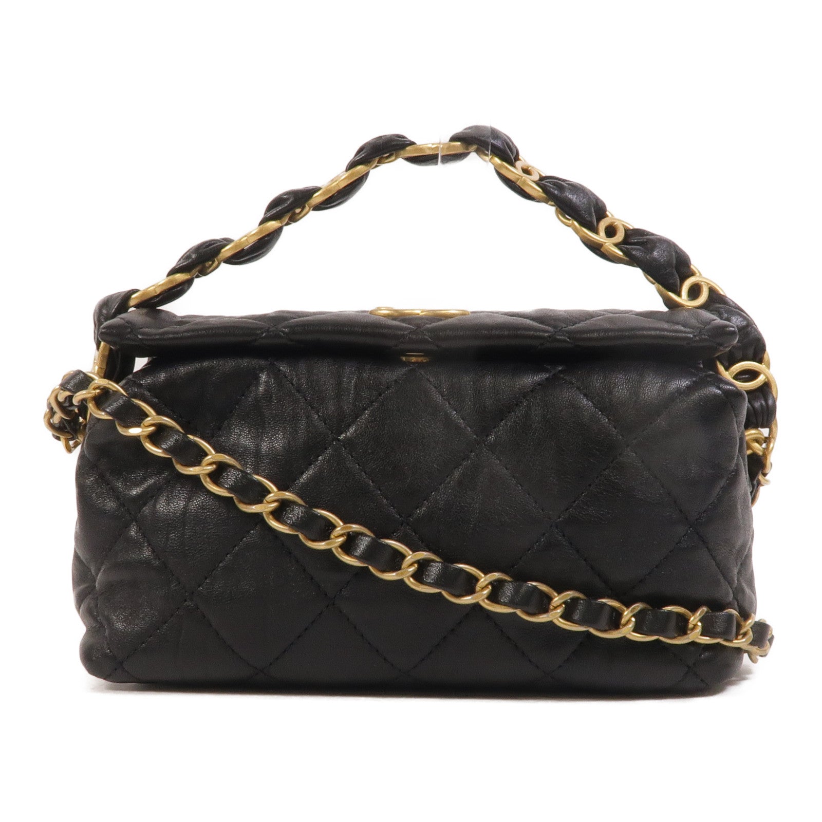 CHANEL 羊皮皮革Hobo Bag手挽肩背兩用袋
