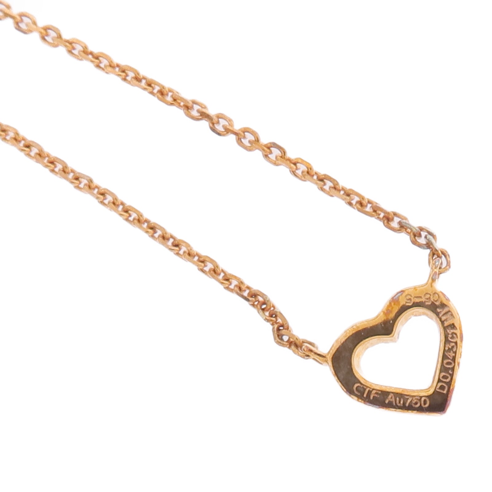 JEWELRY 18K玫瑰金Diamond Necklace鑽石項鍊