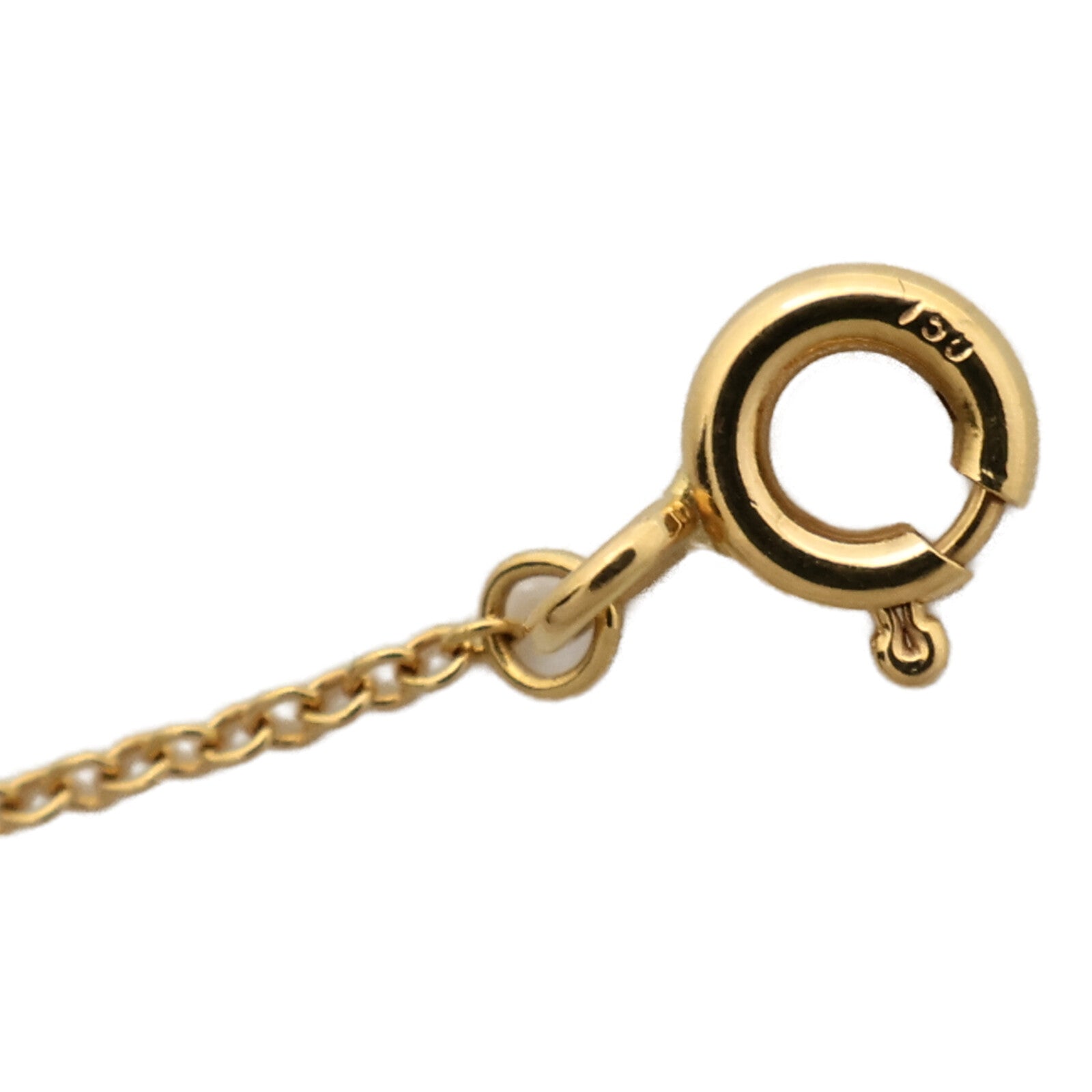 TIFFANY＆CO 18K黃金Elsa Peretti Cross Pendant項鍊