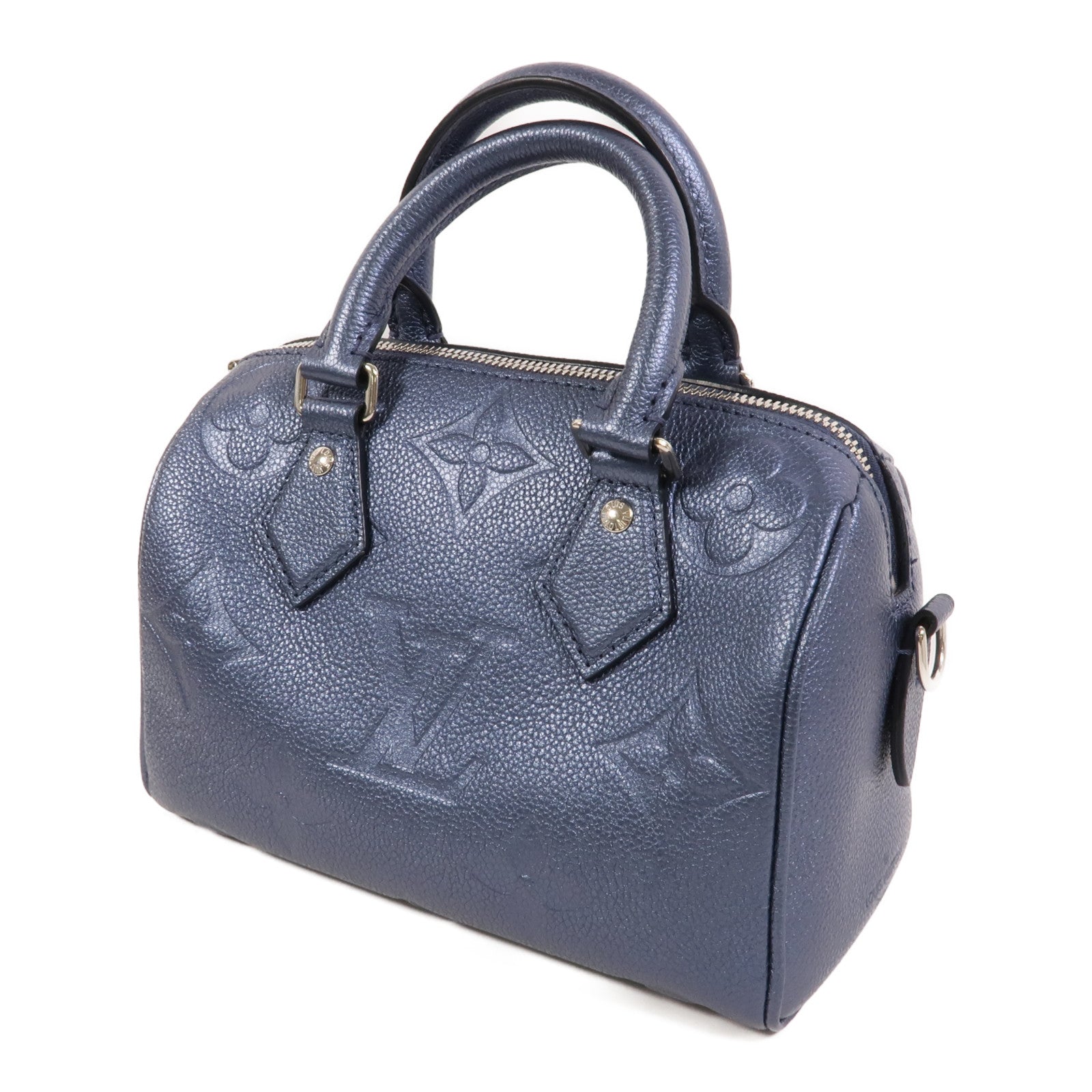 LOUIS VUITTON Monogram Empreinte Speedy Bandouliere 20手挽肩背兩用袋