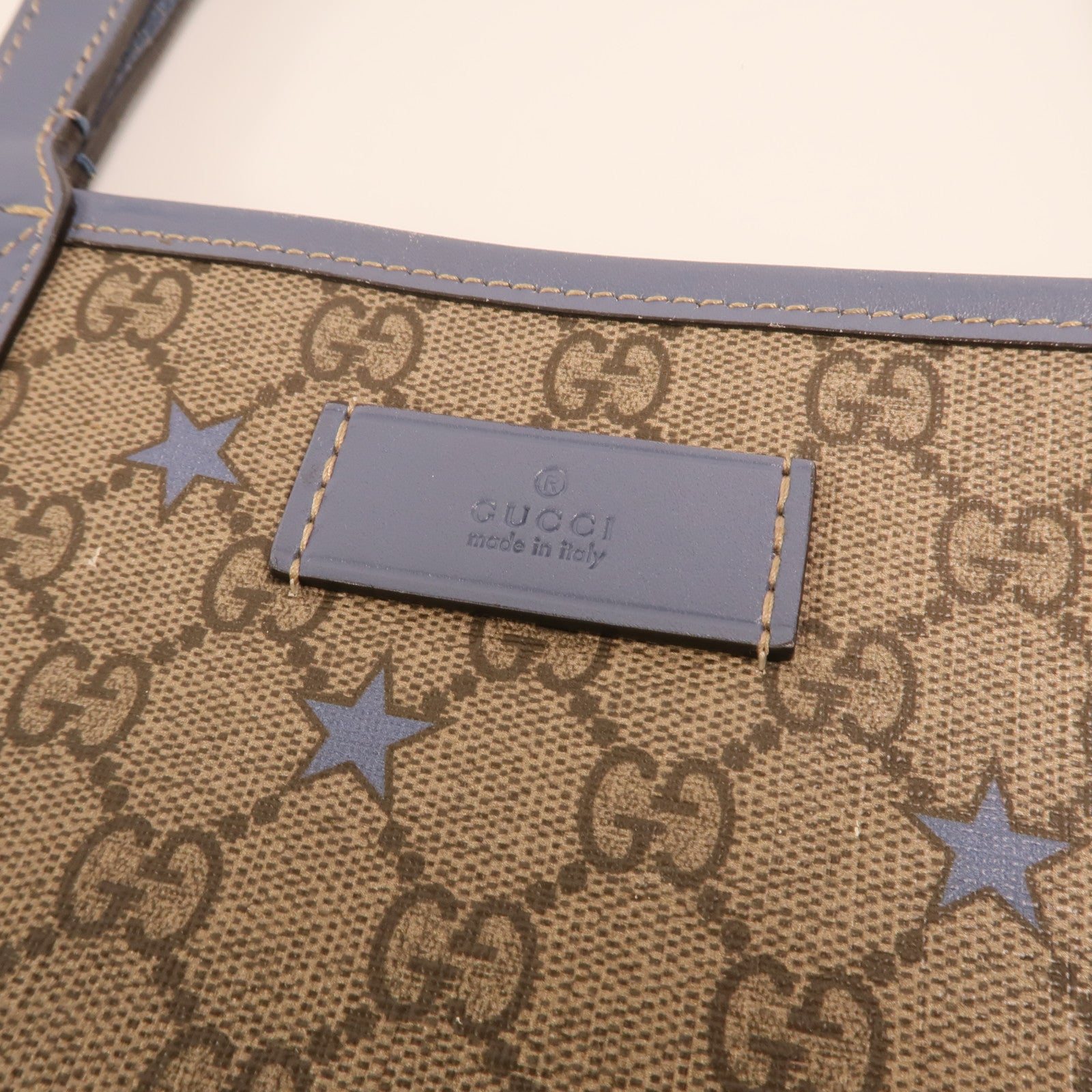 GUCCI 塗層帆布Tote Bag金扣手挽袋