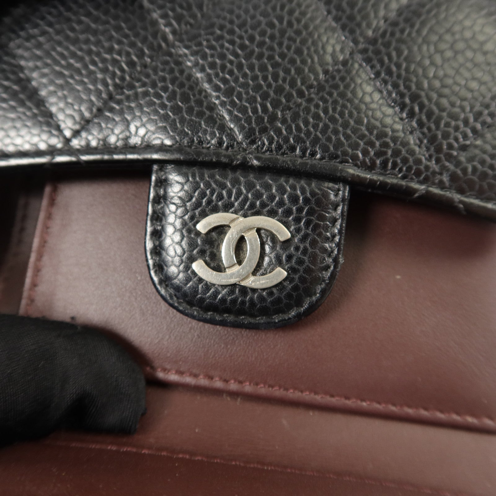 CHANEL 牛皮皮革Classic Small Flap Wallet錢包