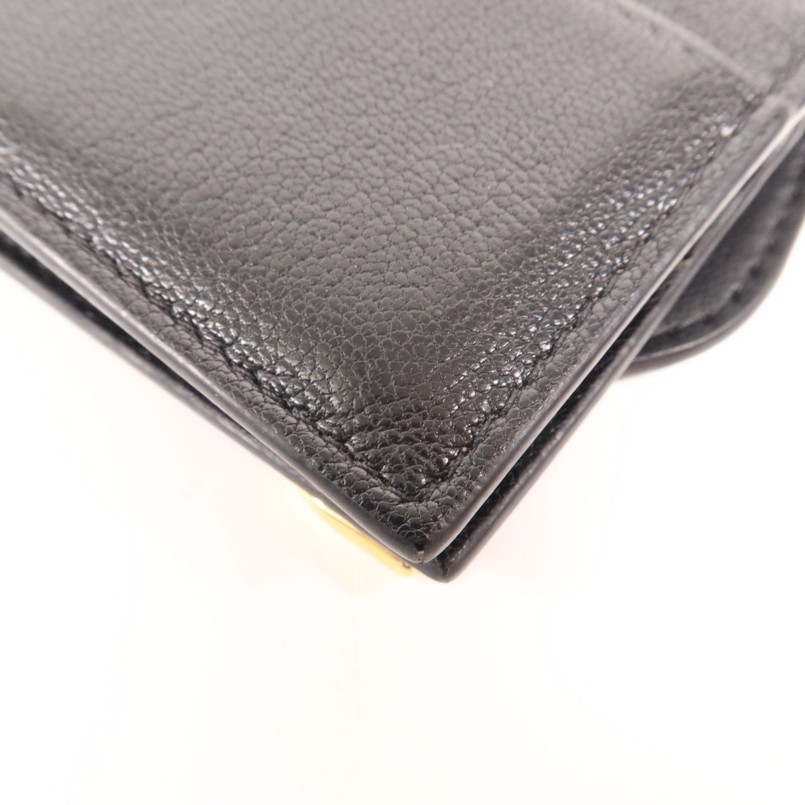 Dior 牛皮皮革Wallet金扣錢包