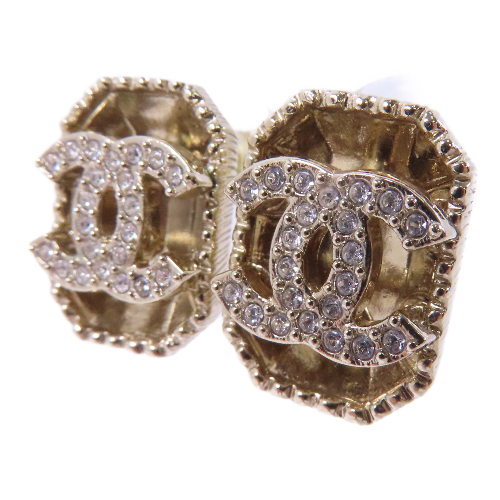 CHANEL 金屬Earrings耳環金色