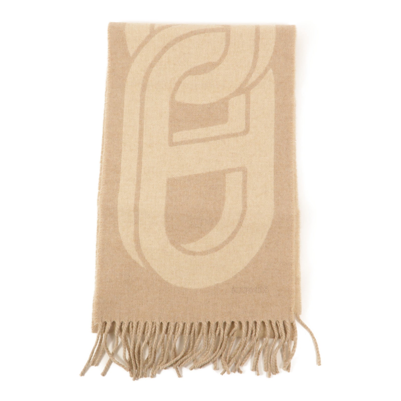 HERMES 羊絨Maillons TGM Scarf 170x25圍巾