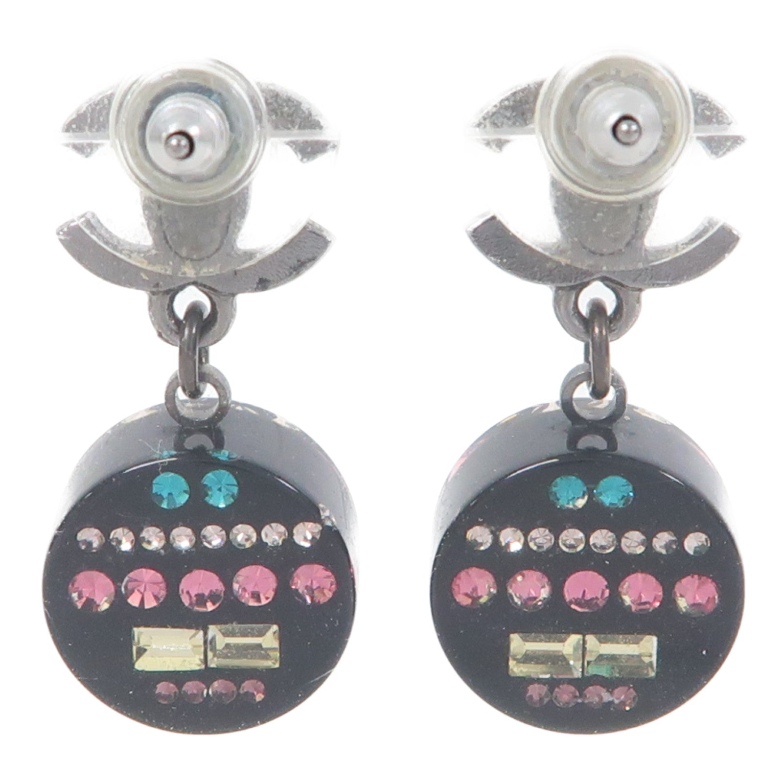 CHANEL PVC Earrings耳環黑色