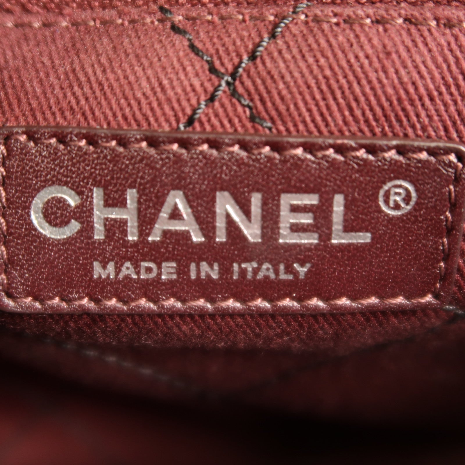 CHANEL 牛皮皮革Shoulder Bag銀扣手挽肩背兩用袋
