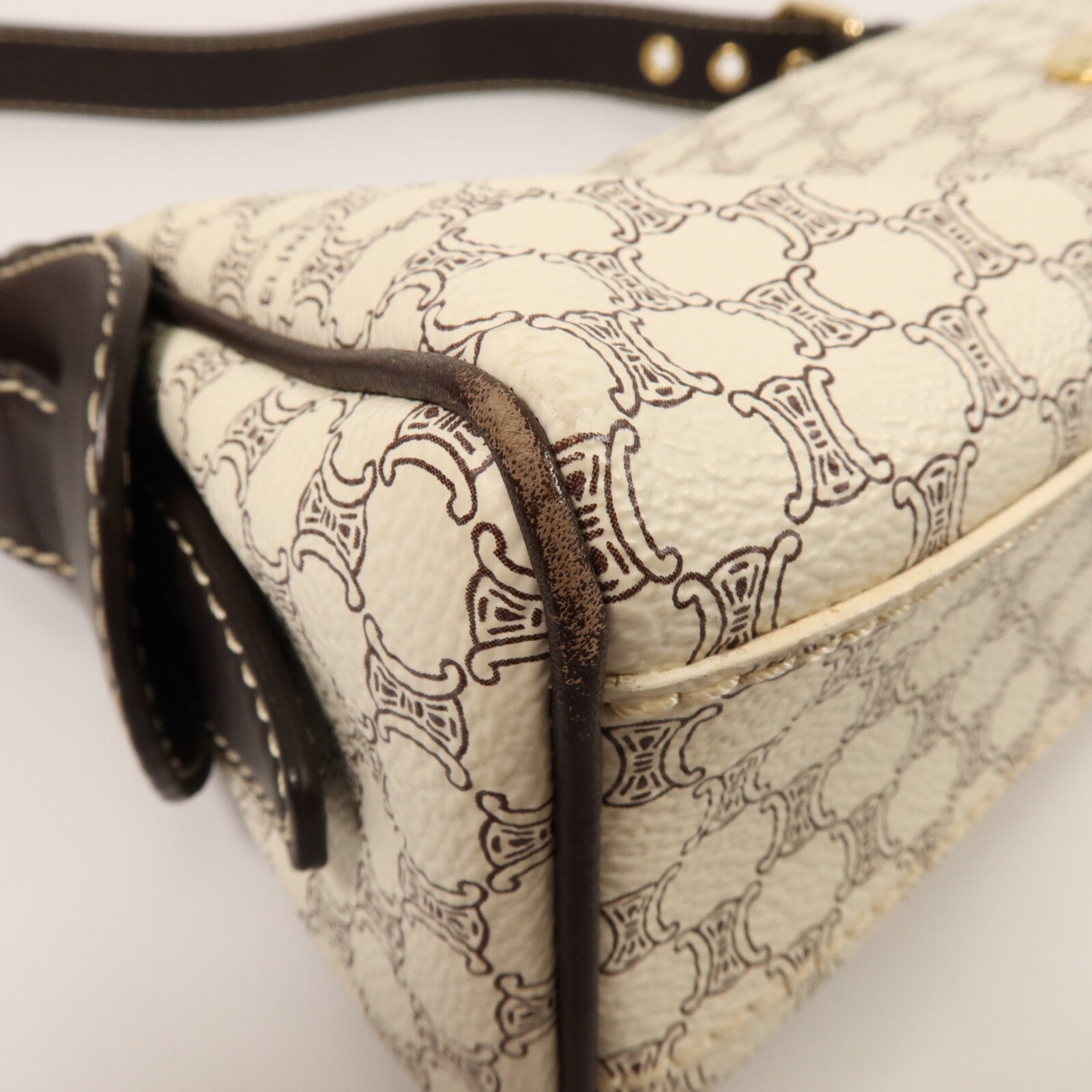 CELINE 塗層帆布Vintage Shoudler Bag肩背袋