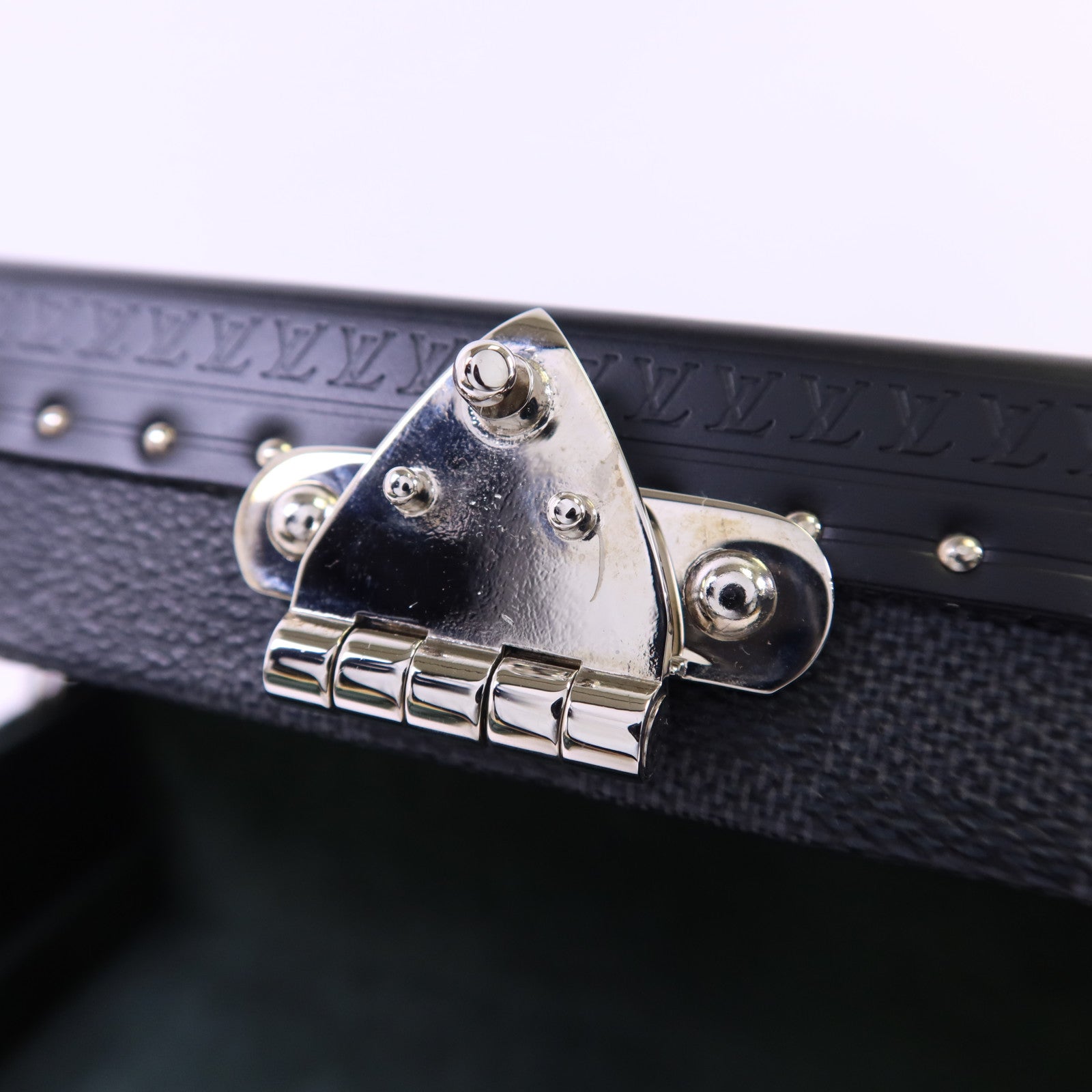 LOUIS VUITTON Damier Graphite Coffret 8 Montres銀扣手錶收納盒
