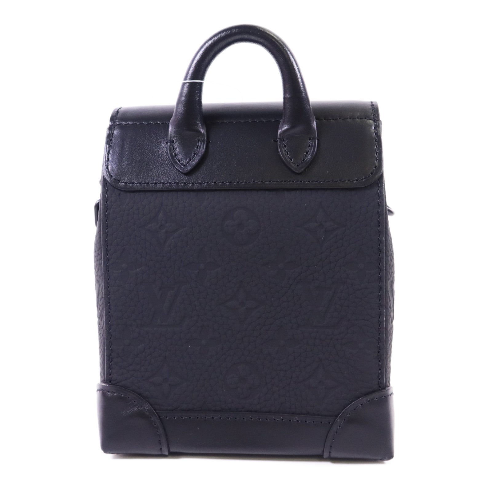LOUIS VUITTON Monogram Taurillon Nano Steamer肩背袋