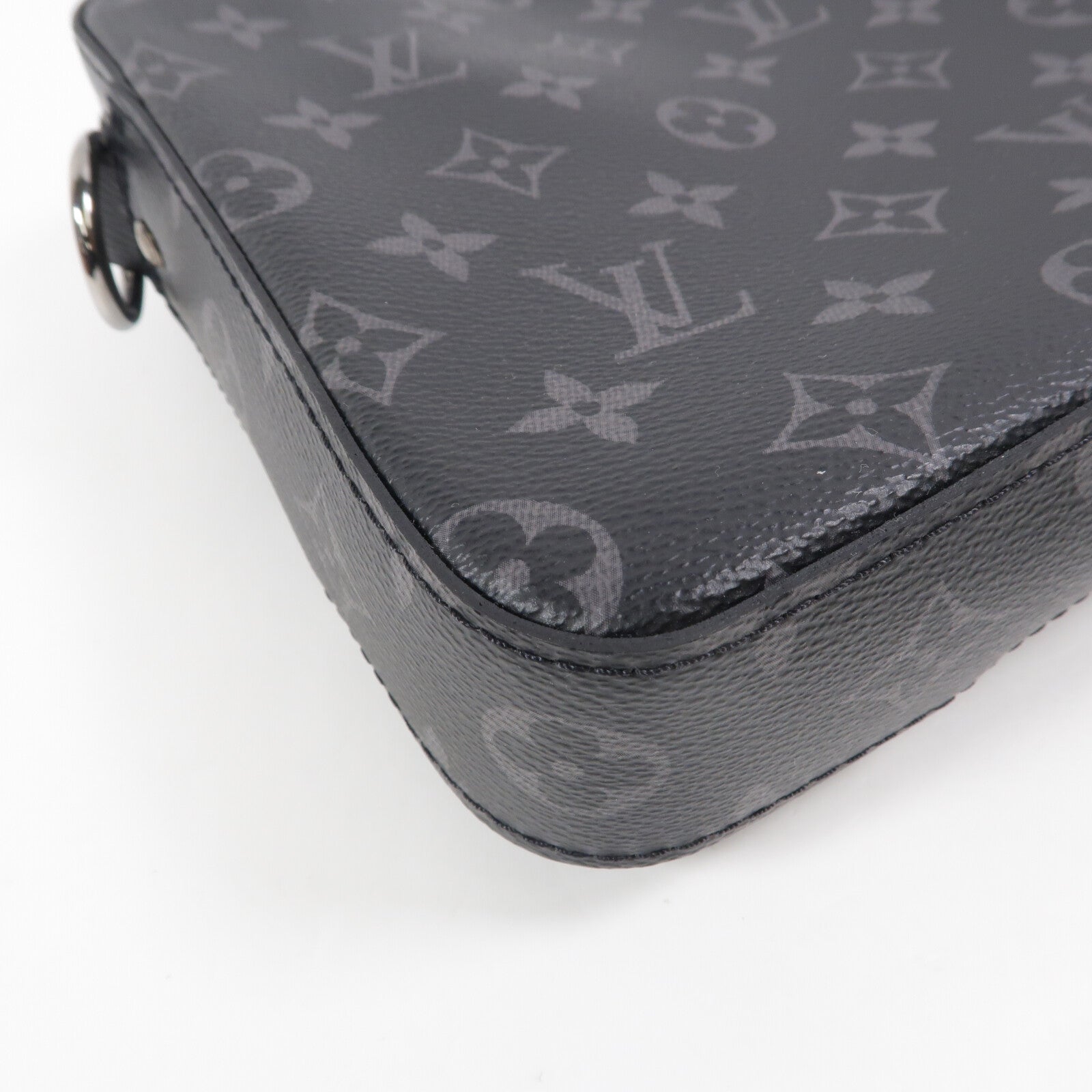 LOUIS VUITTON Monogram Eclipse Reverse Trio Messenger肩背袋