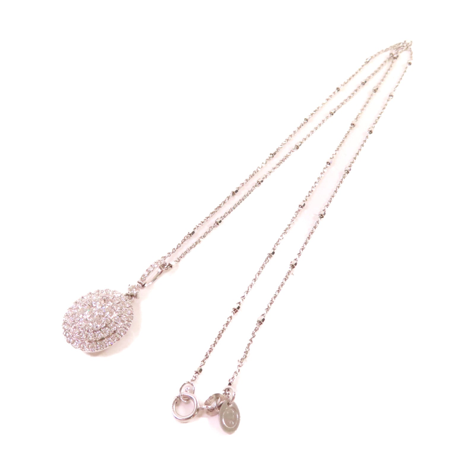 JEWELRY 18K白金/0.96ct鑽石Diamond Necklace項鏈