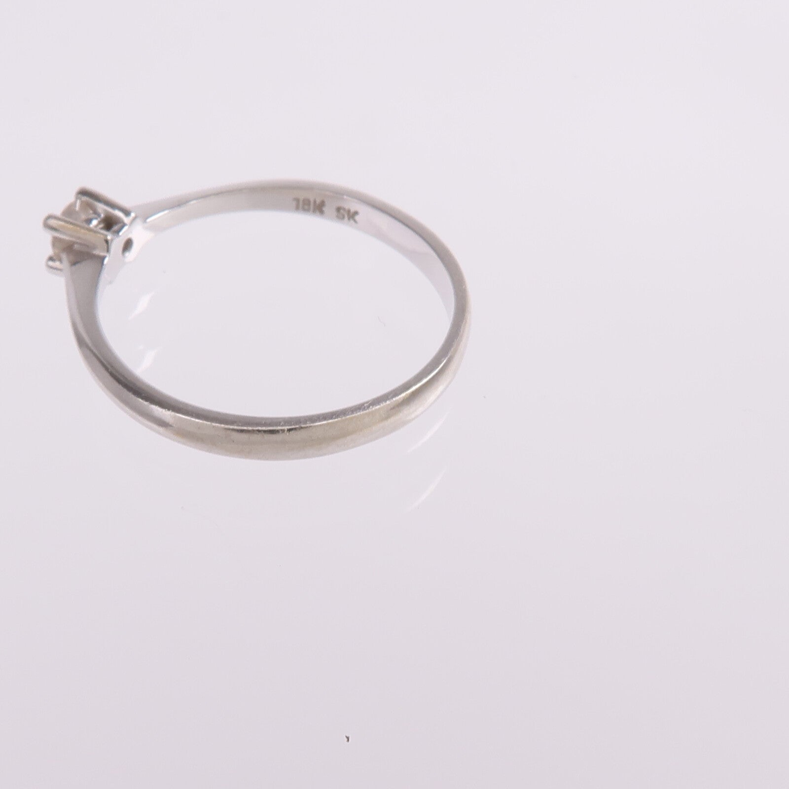JEWELRY 【激減優惠】18K白金Diamond Ring鑽石戒指US#6.5
