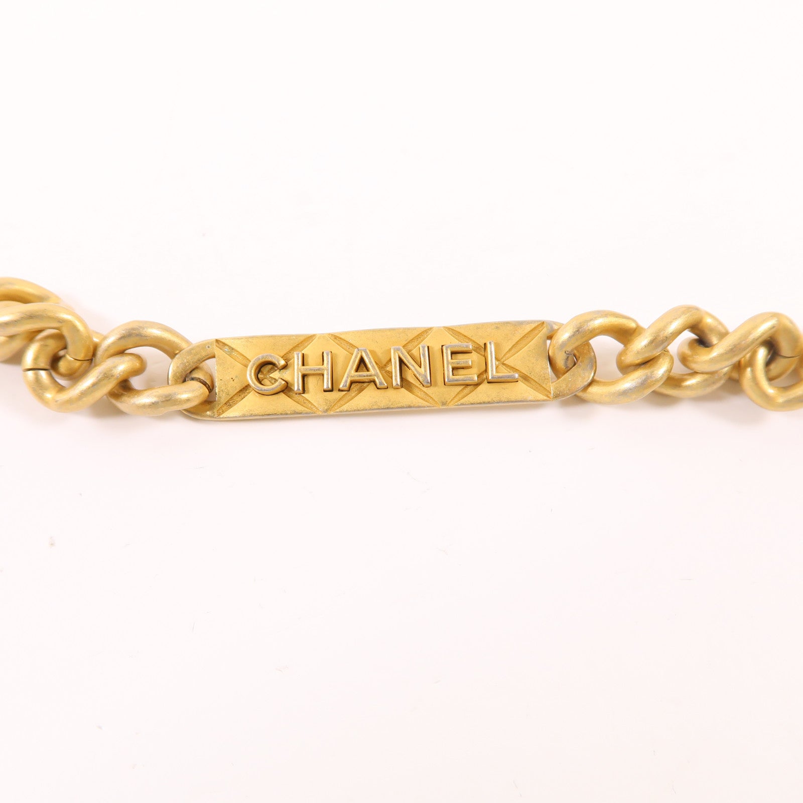 CHANEL 牛皮皮革Card Case With Chain金扣肩背袋