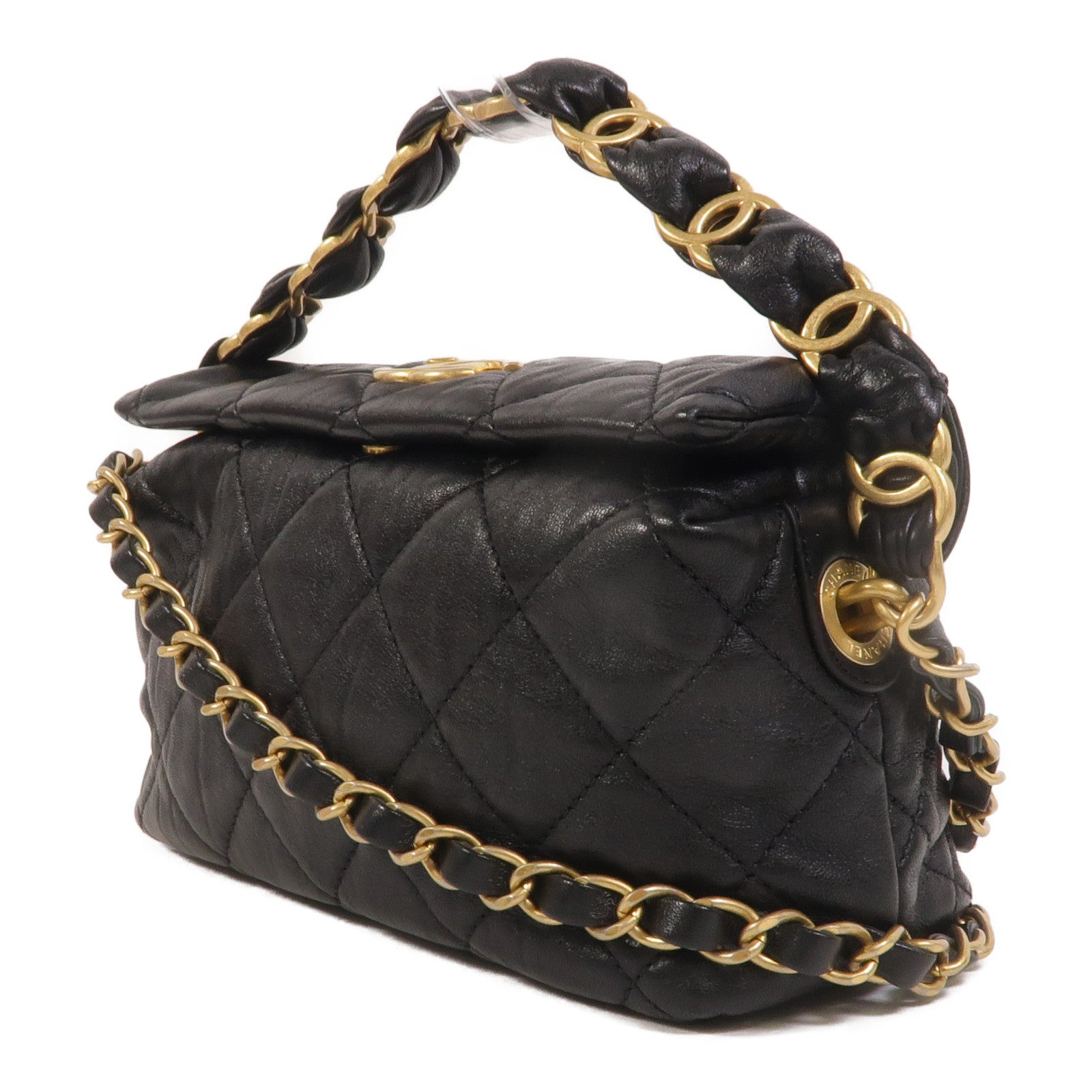 CHANEL 羊皮皮革Hobo Bag手挽肩背兩用袋