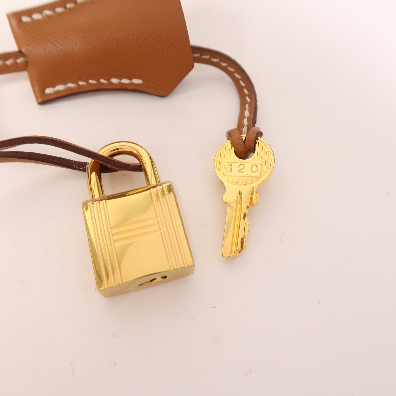HERMES Madame皮革Birkin 25金扣手挽袋Gold