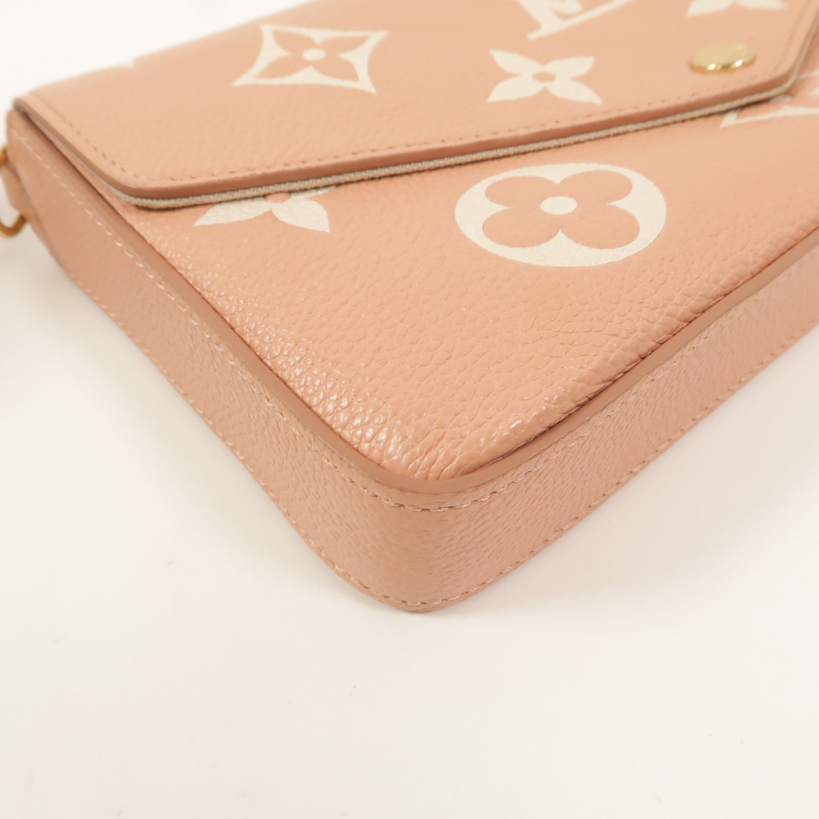 LOUIS VUITTON Monogram Empreinte Pochette Felicie鏈帶肩背袋