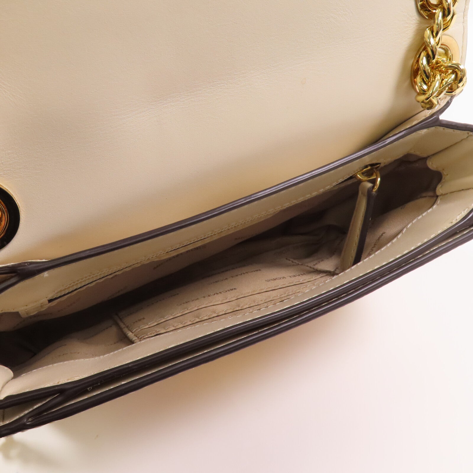 Michael Kors 【激減優惠】牛皮皮革Chain Shoulder Bag金扣鏈帶肩背袋