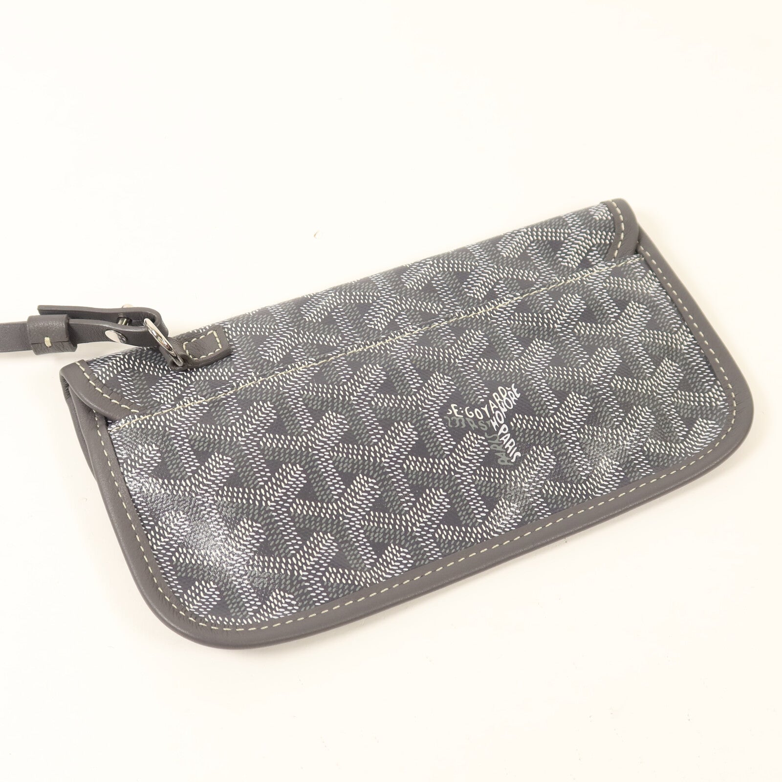GOYARD 塗層帆布/牛皮皮革Anjou GM手挽袋