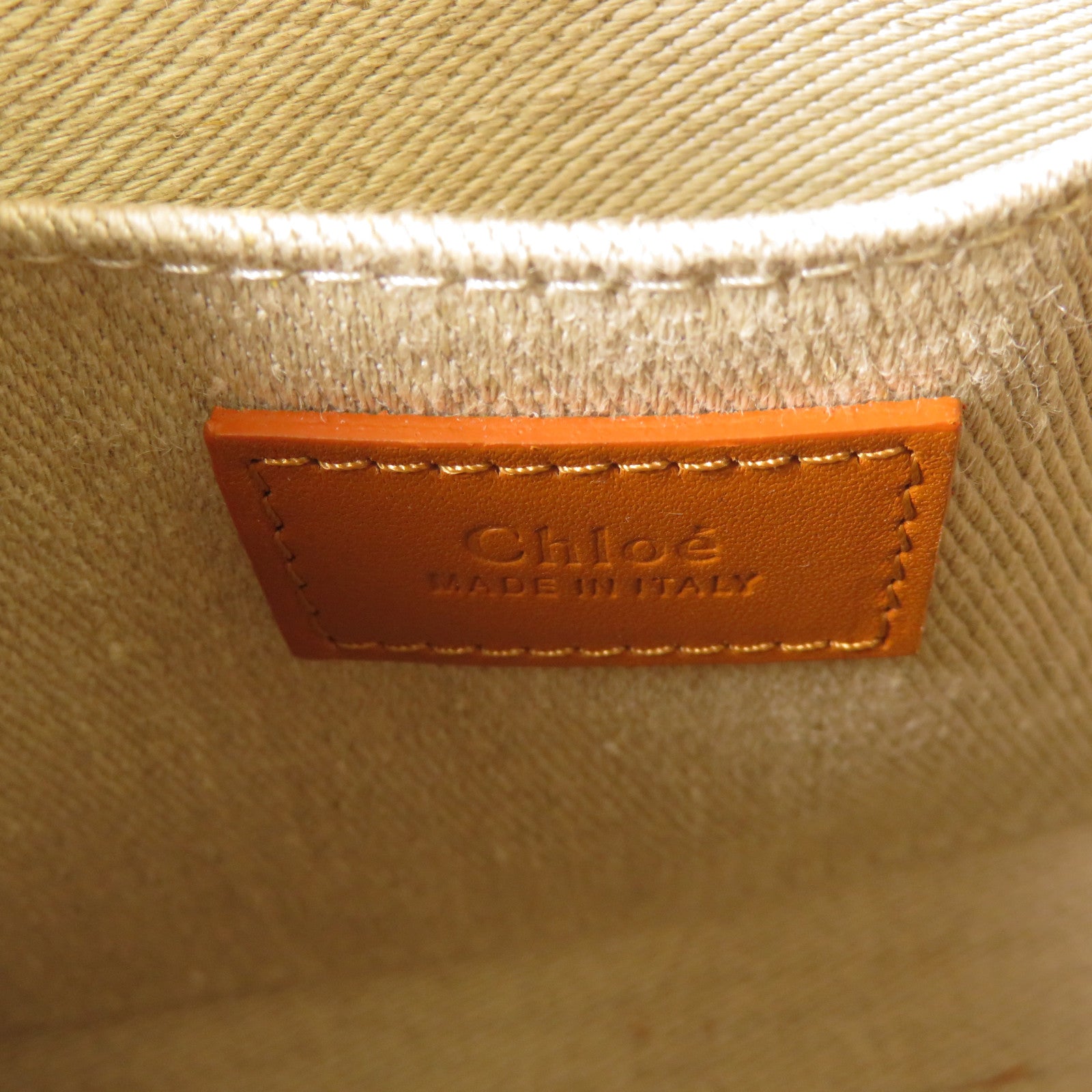 Chloe **【激減優惠】牛皮皮革Tote Bag金扣手挽肩背兩用袋啡色