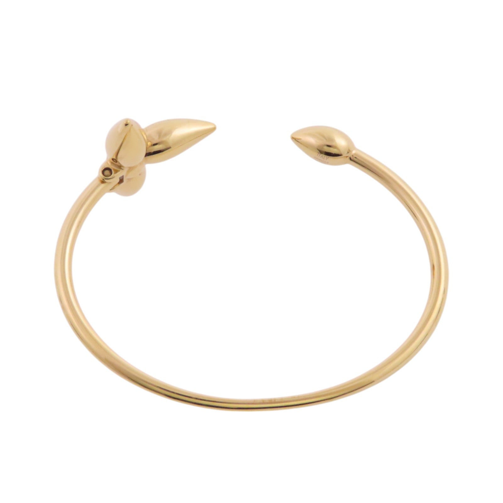 LOUIS VUITTON 金屬Rigid Louisette Bangle金扣手鐲