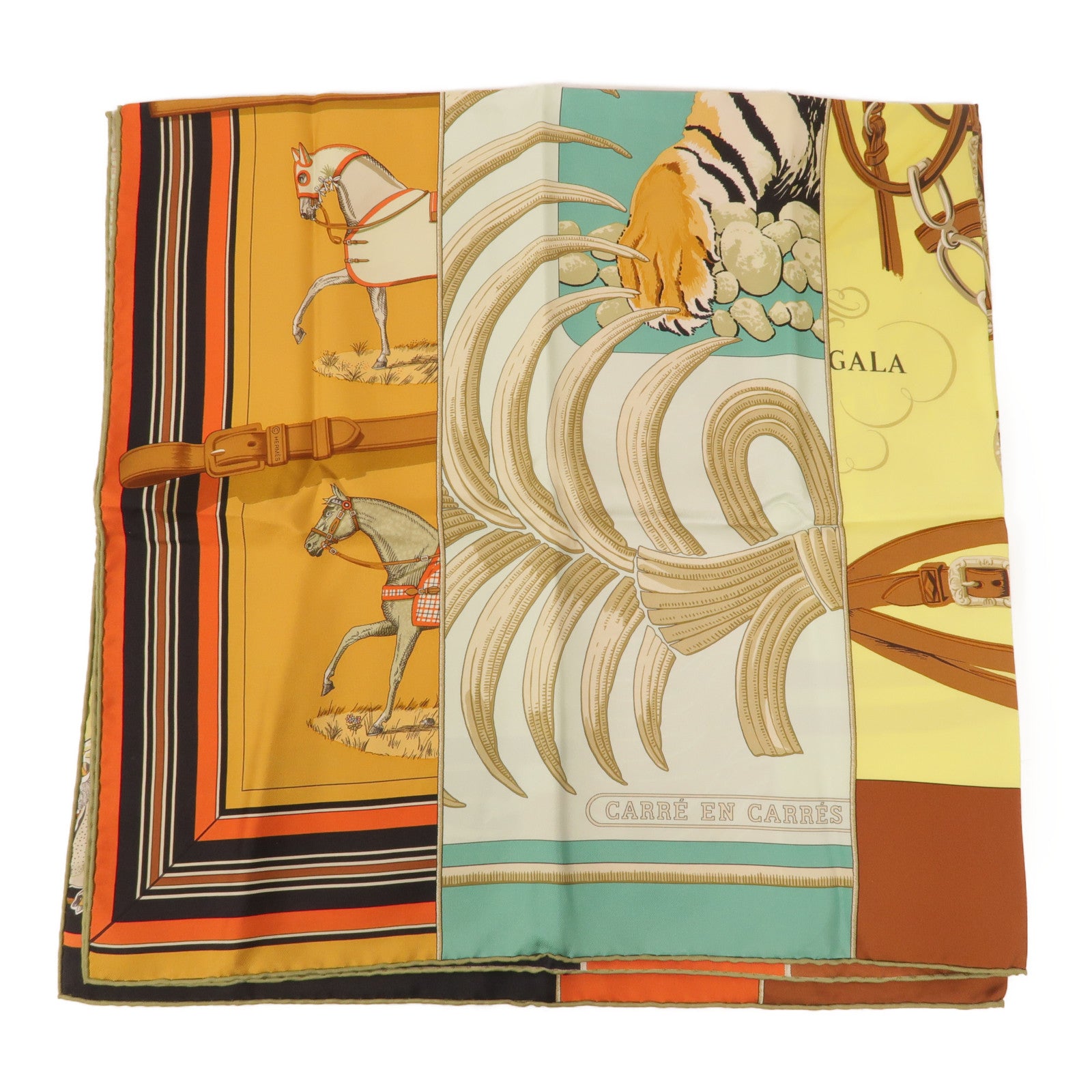 HERMES 絲質Scarf 90x90絲巾